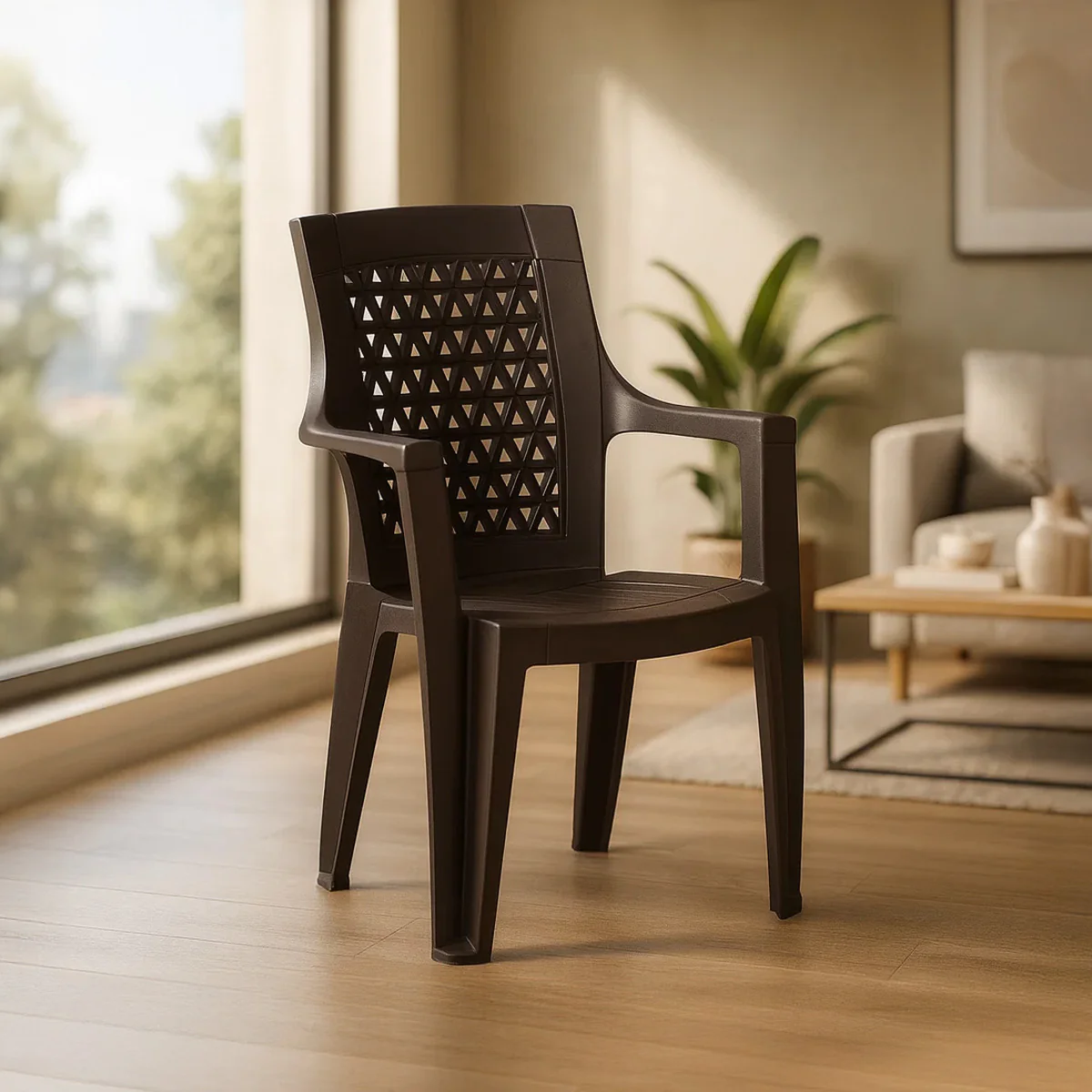 Nilkamal Elevate Plastic Arm Chair - Image 41