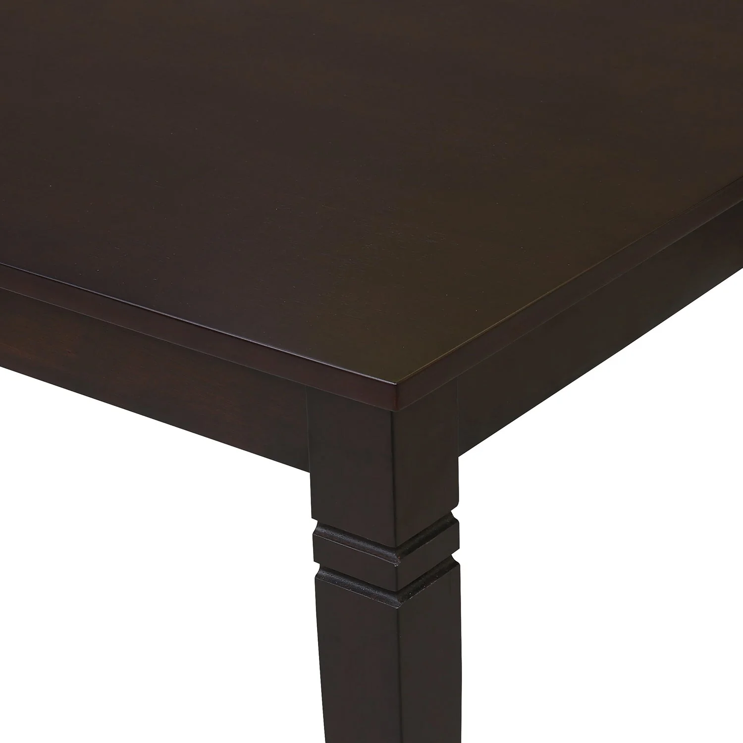 Nilkamal Fern 6 Seater Dining Table (Erin Brown) - Image 7
