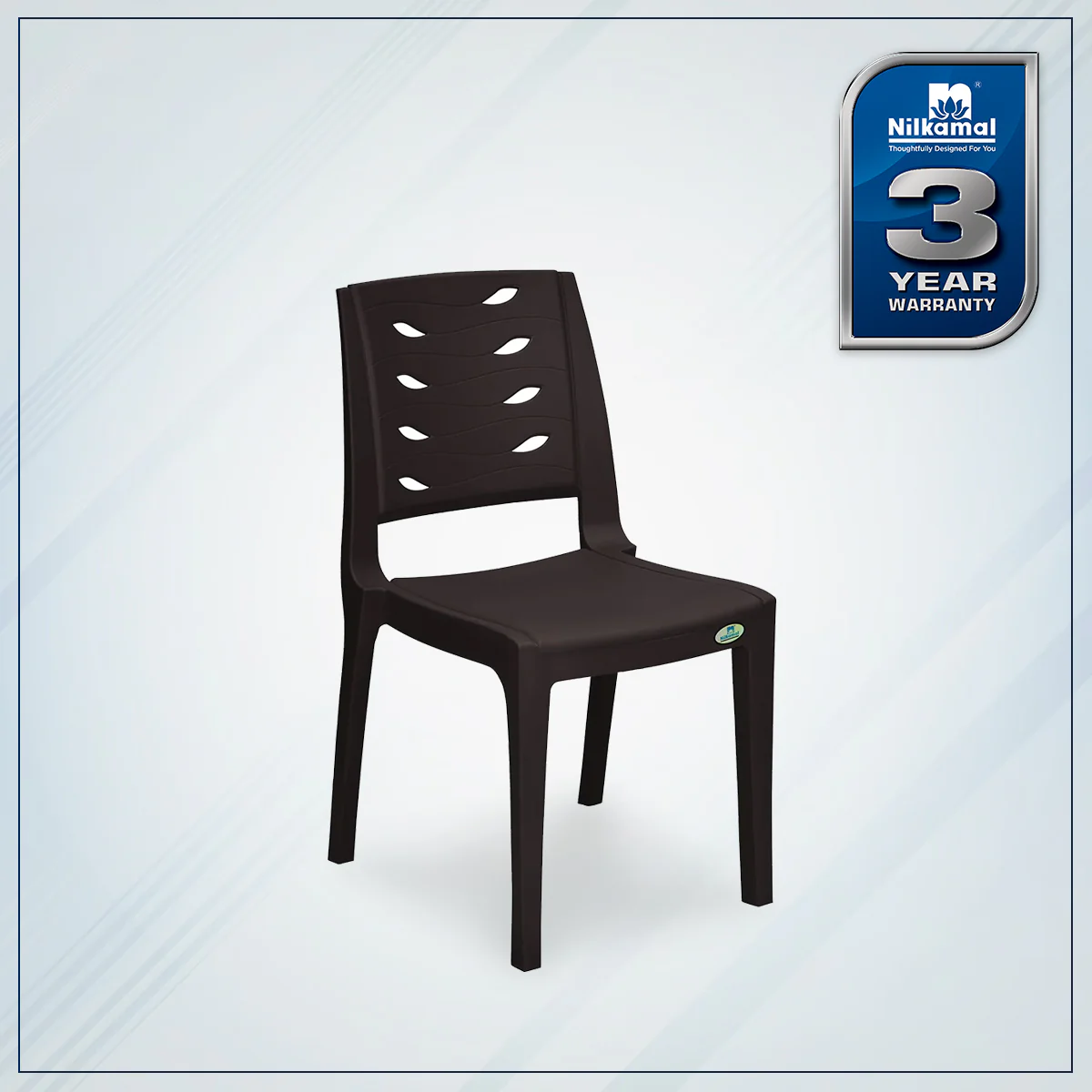 Nilkamal Fern Plastic Armless Chair - Image 12