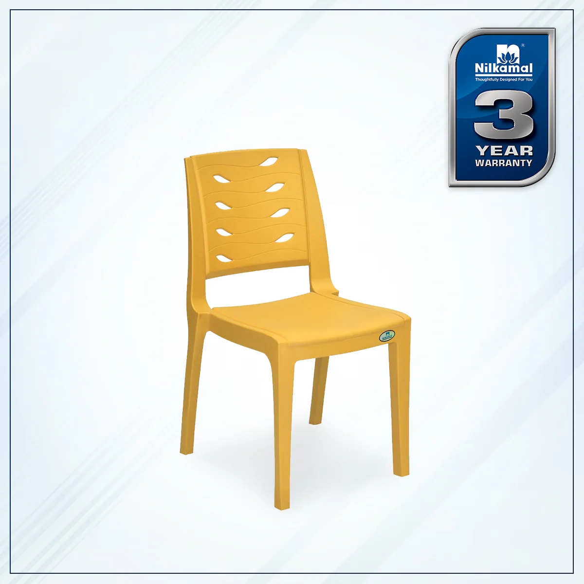 Nilkamal Fern Plastic Armless Chair - Image 2