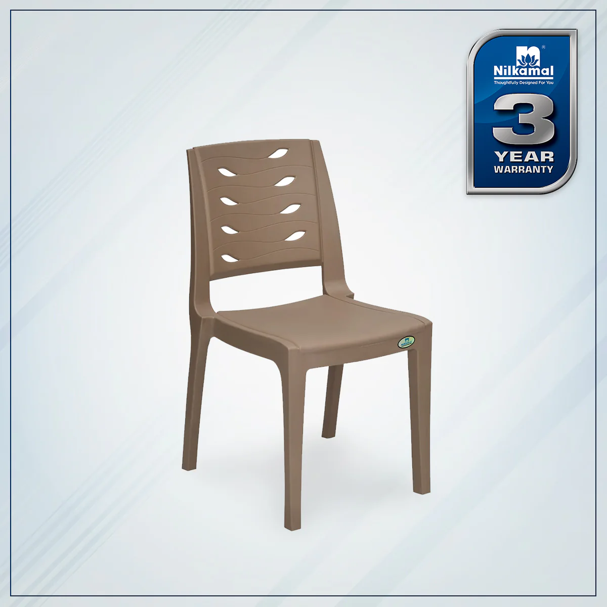 Nilkamal Fern Plastic Armless Chair - Image 32