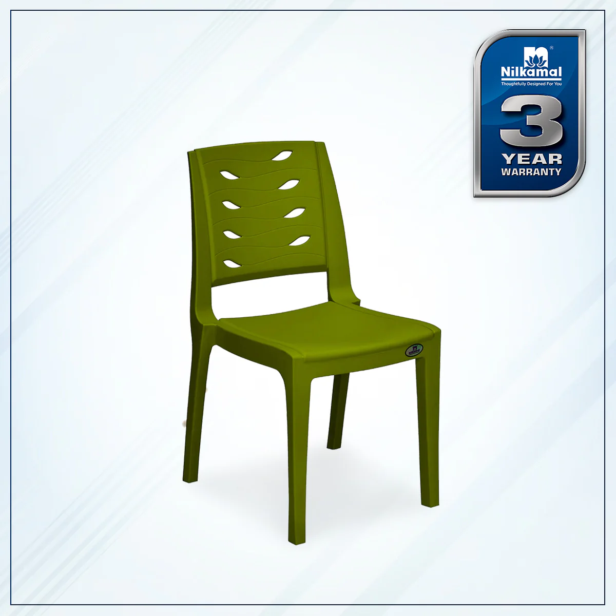 Nilkamal Fern Plastic Armless Chair - Image 42