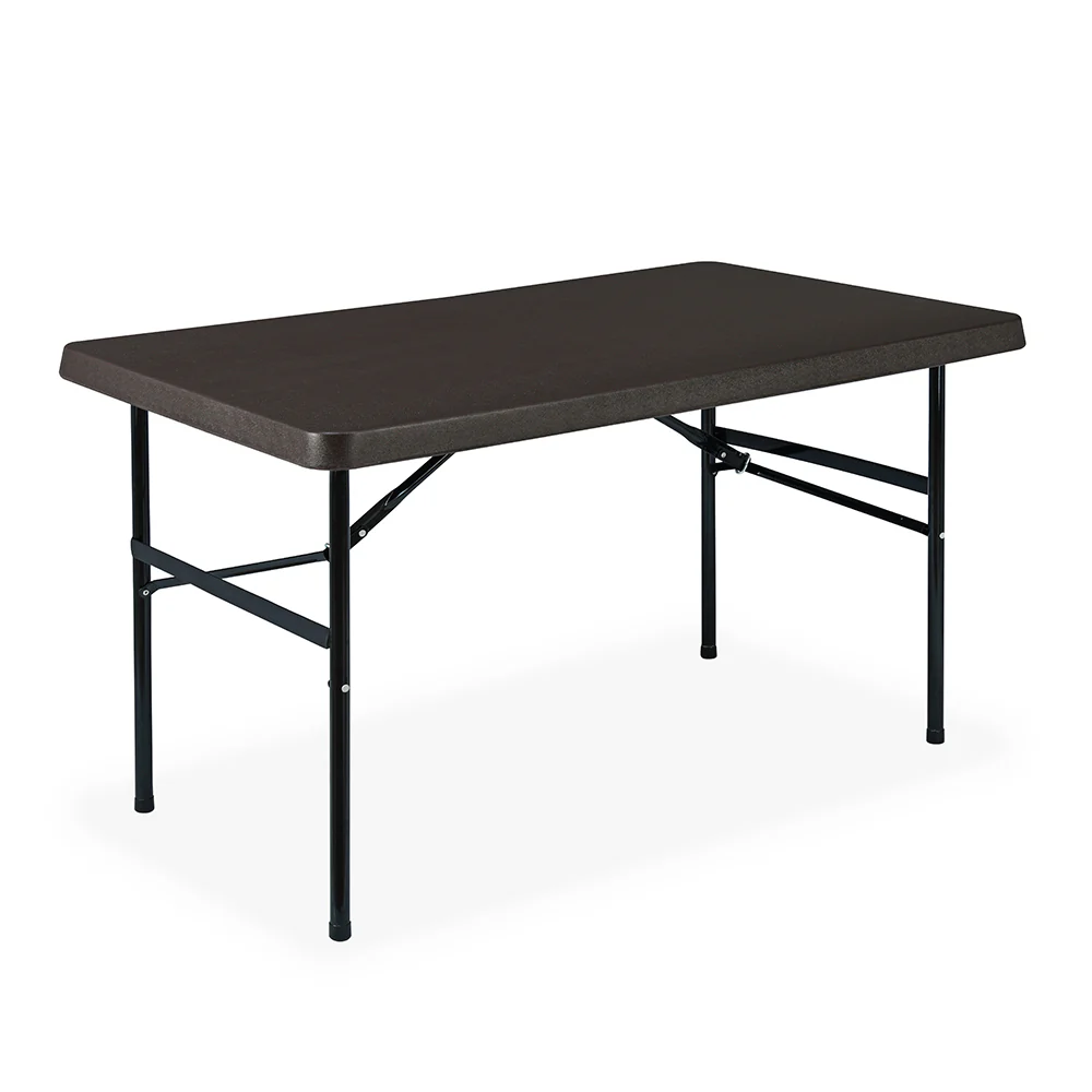 Nilkamal Festive 4 ft Foldable Rectangle Table (Brown) - Image 4