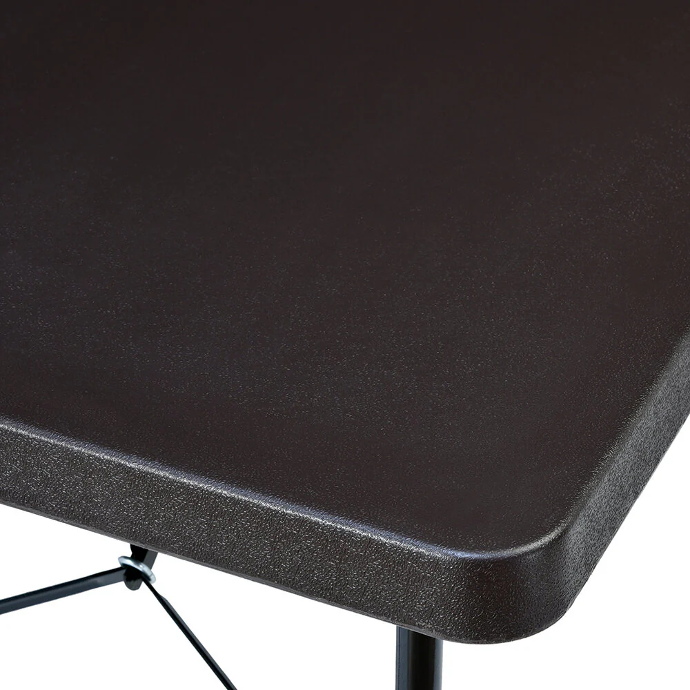 Nilkamal Festive 4 ft Foldable Rectangle Table (Brown) - Image 9