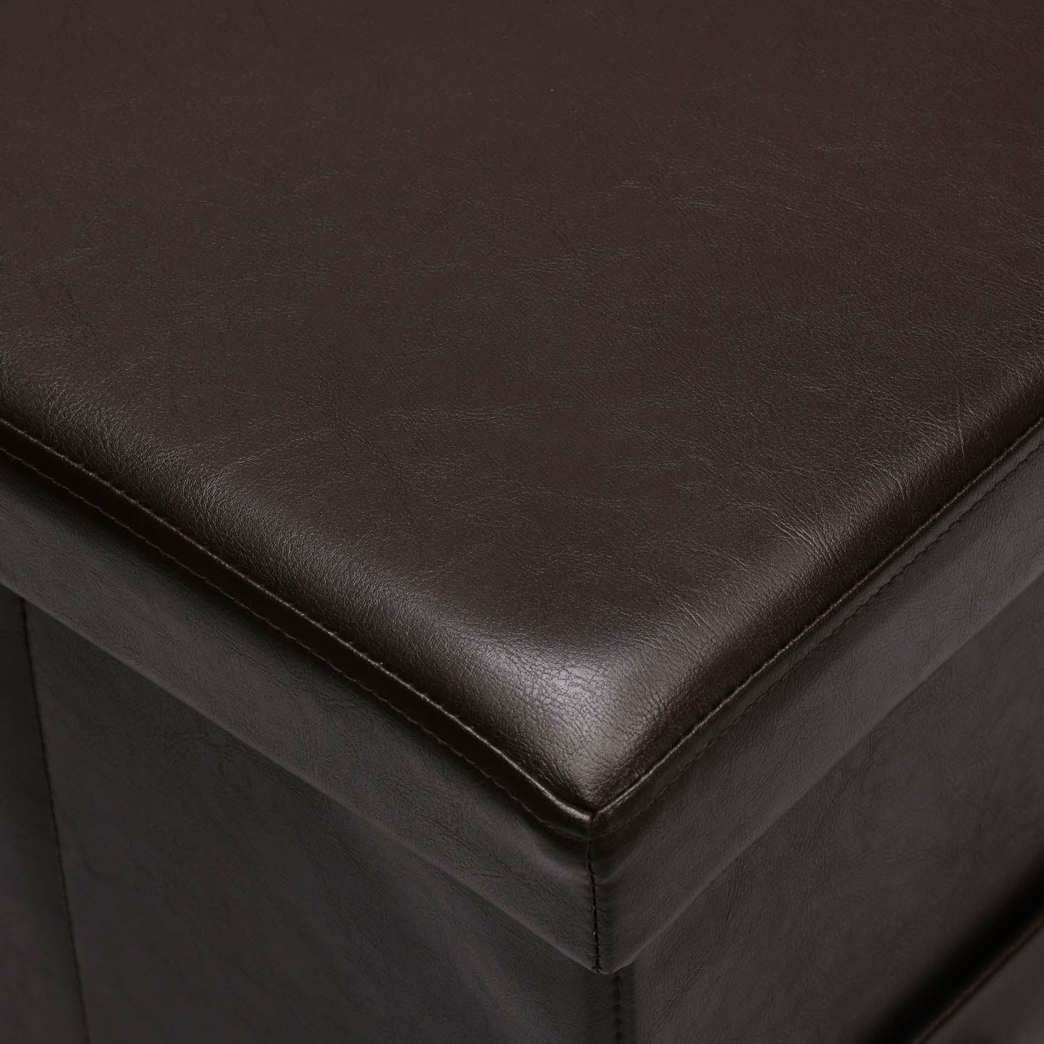 Nilkamal Flexi Big Foldable Ottoman with 2 Drawers (Brown) - Image 7