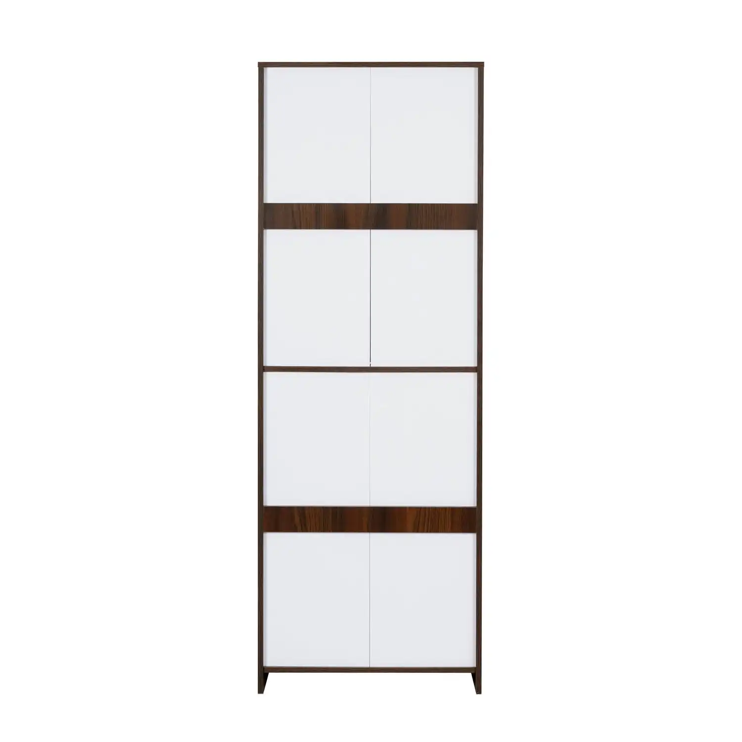 Nilkamal Florine Engineered Wood 4 Tier Shoe Rack (Walnut & Wenge) - Image 8