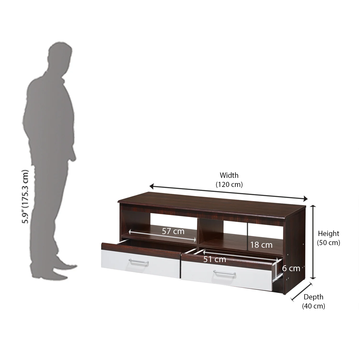 Nilkamal Forrest TV Cabinet - Image 8