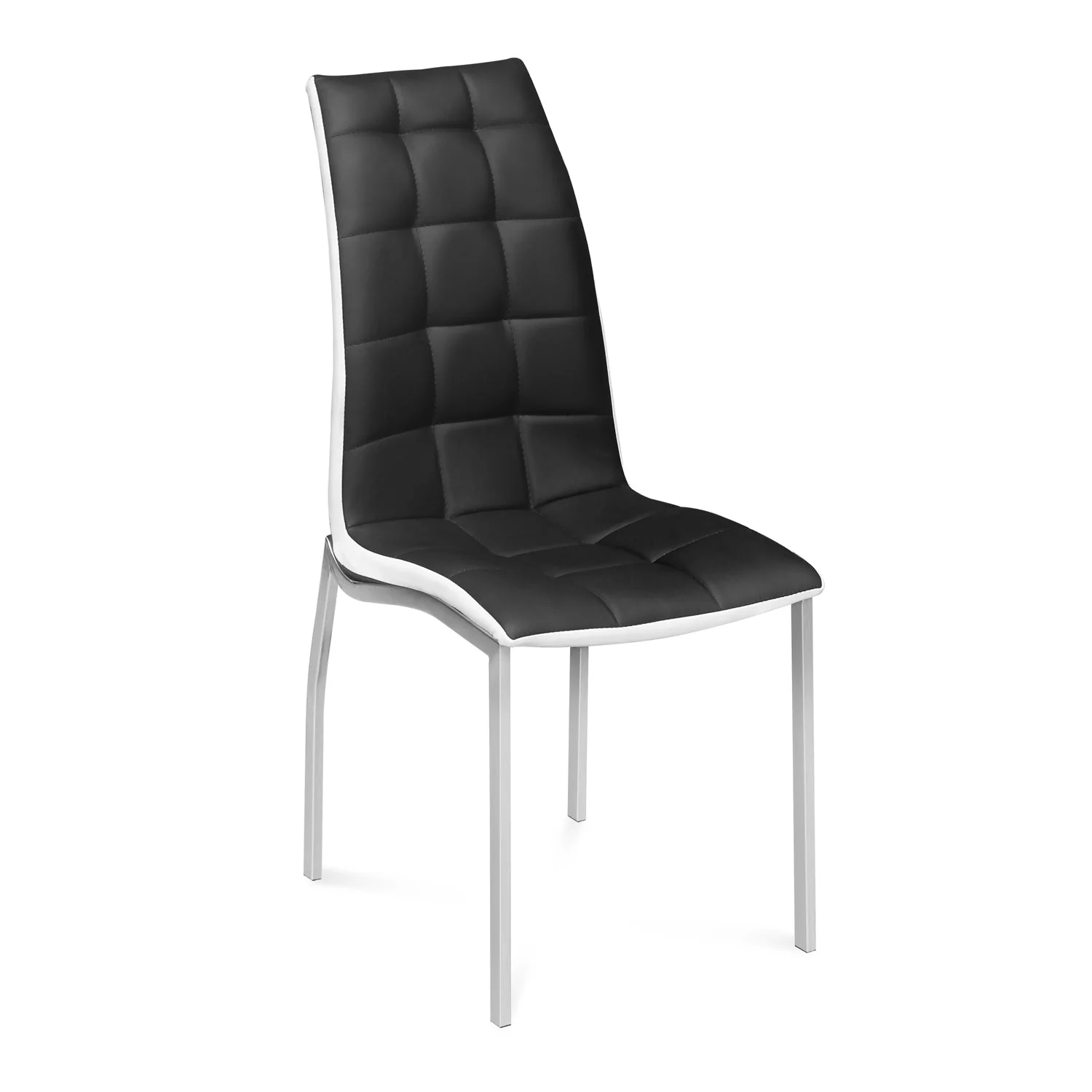 Nilkamal Fortica Dining Chair (Black and White) - Image 3