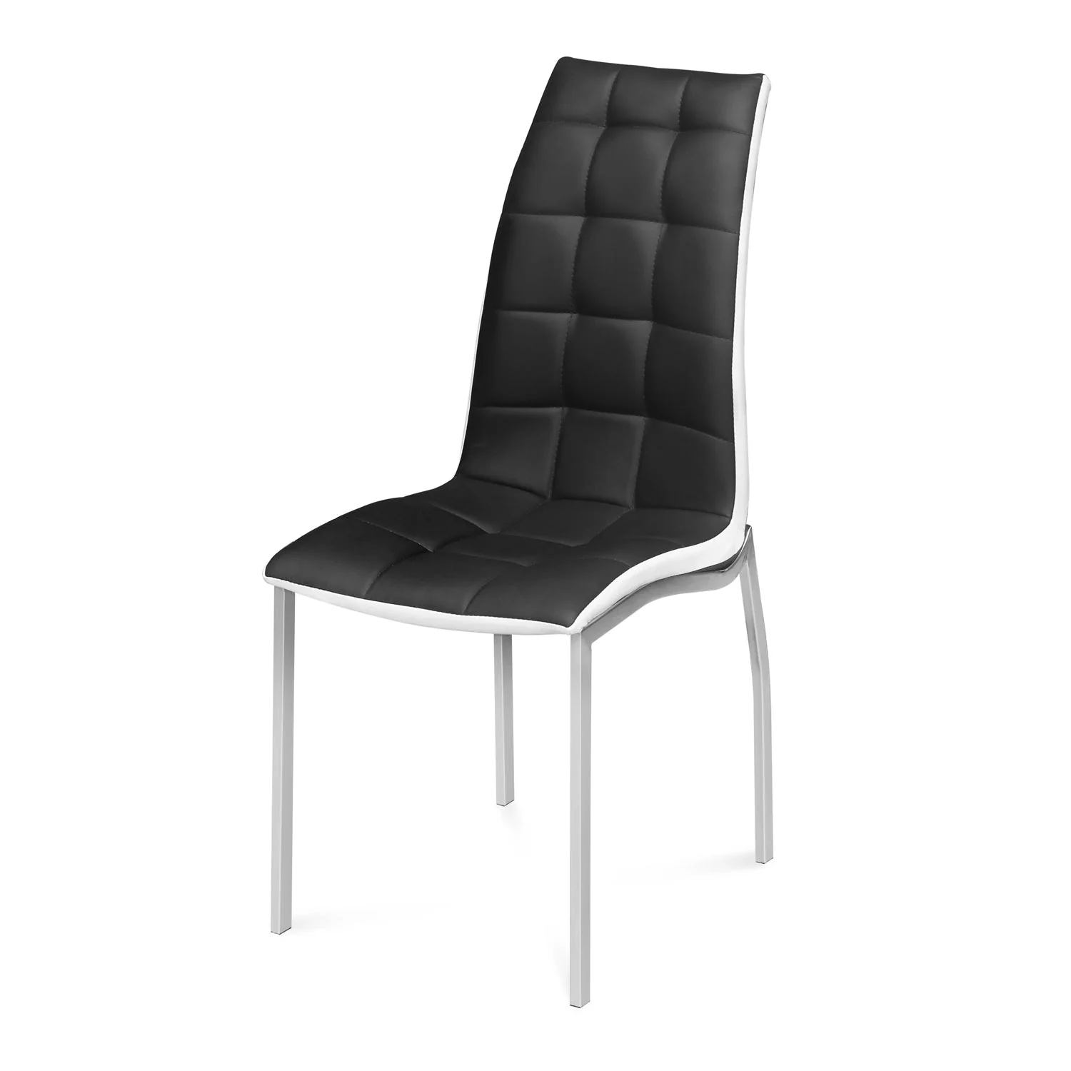 Nilkamal Fortica Dining Chair (Black and White) - Image 4