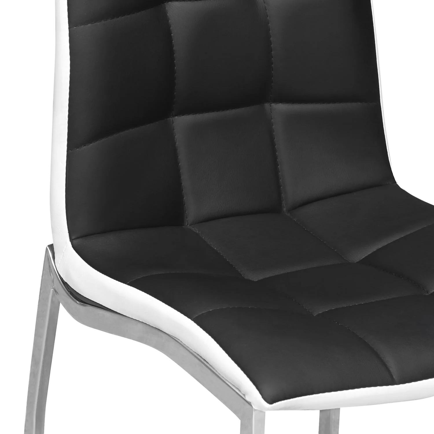 Nilkamal Fortica Dining Chair (Black and White) - Image 8
