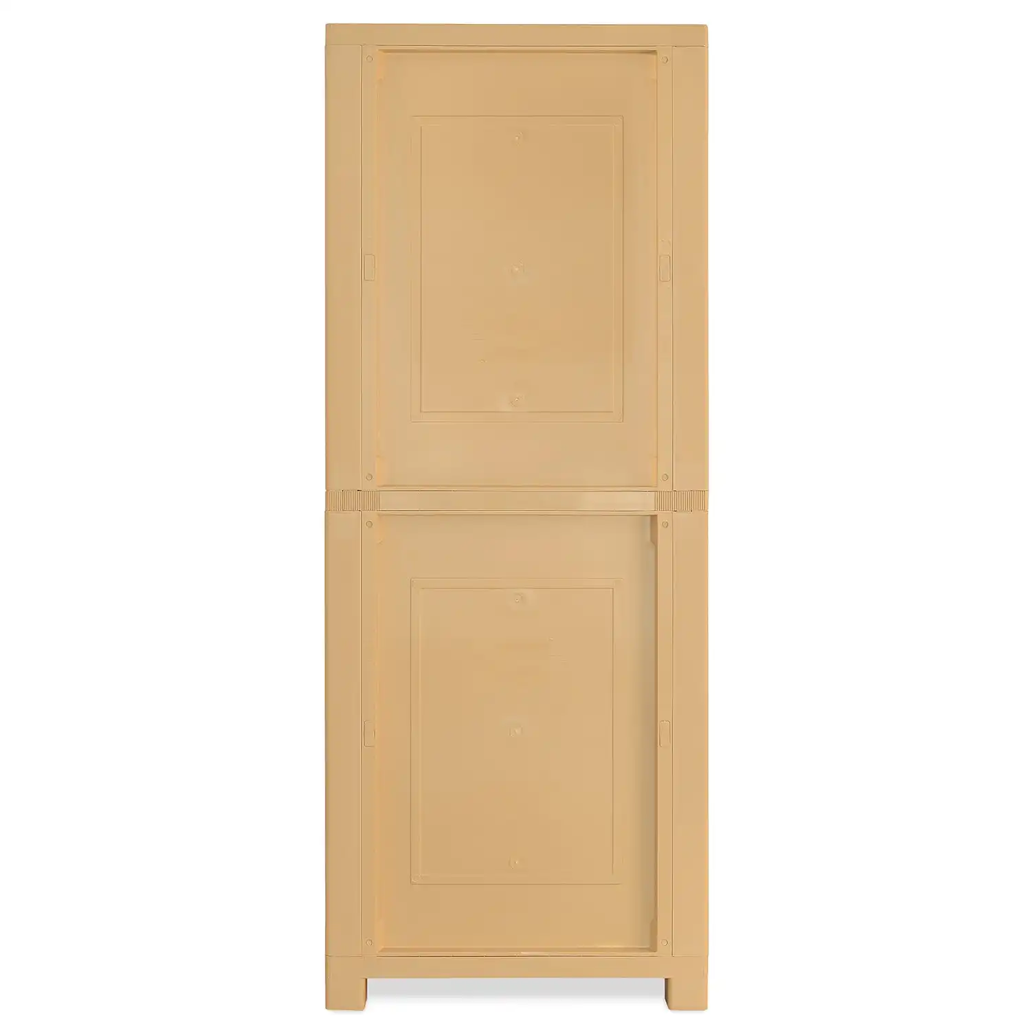 Nilkamal Freedom Big 1 (FB1) Plastic Storage Cabinet (Weathered Brown and Biscuit) - Image 9