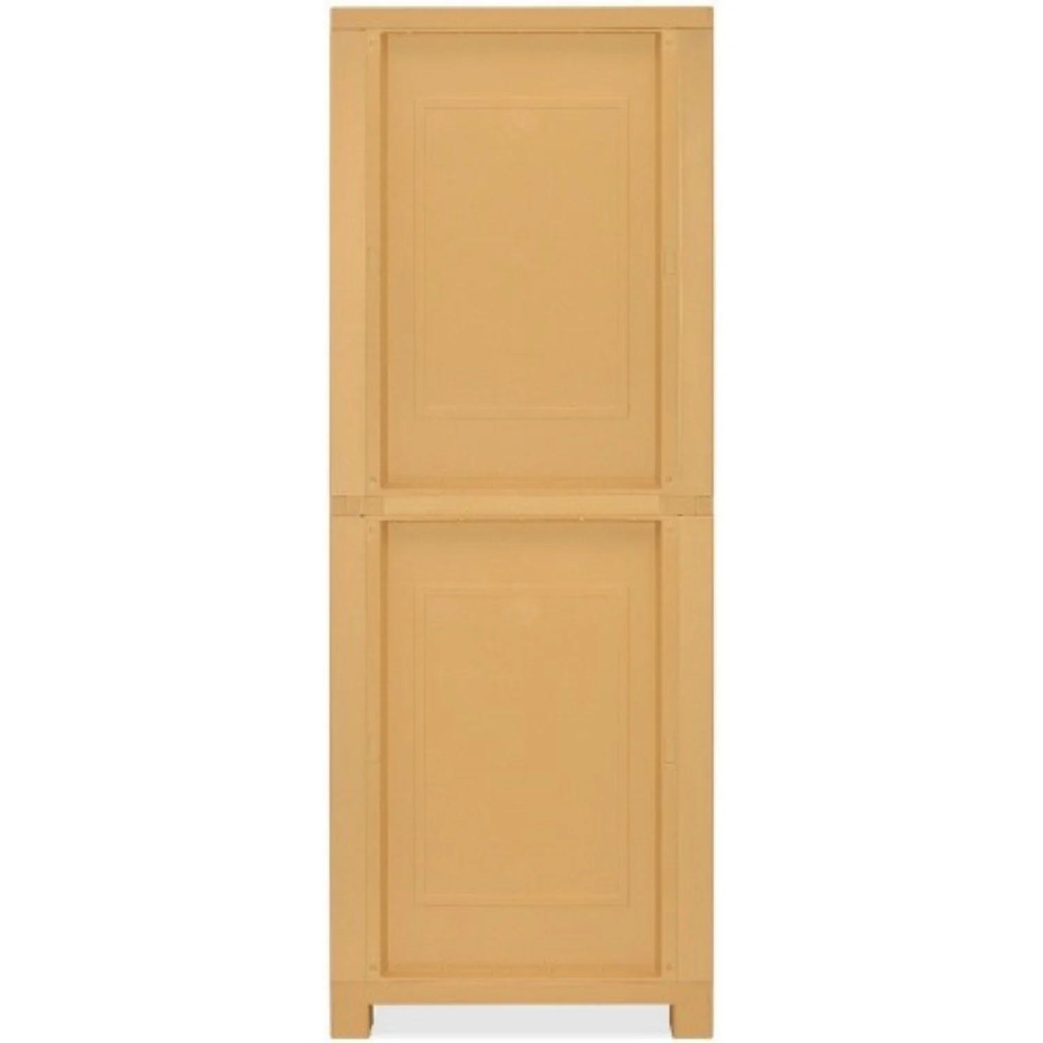 Nilkamal Freedom Big 1 (FB1M) Plastic Storage Cabinet with Mirror (Weather Brown & Biscuit) - Image 7