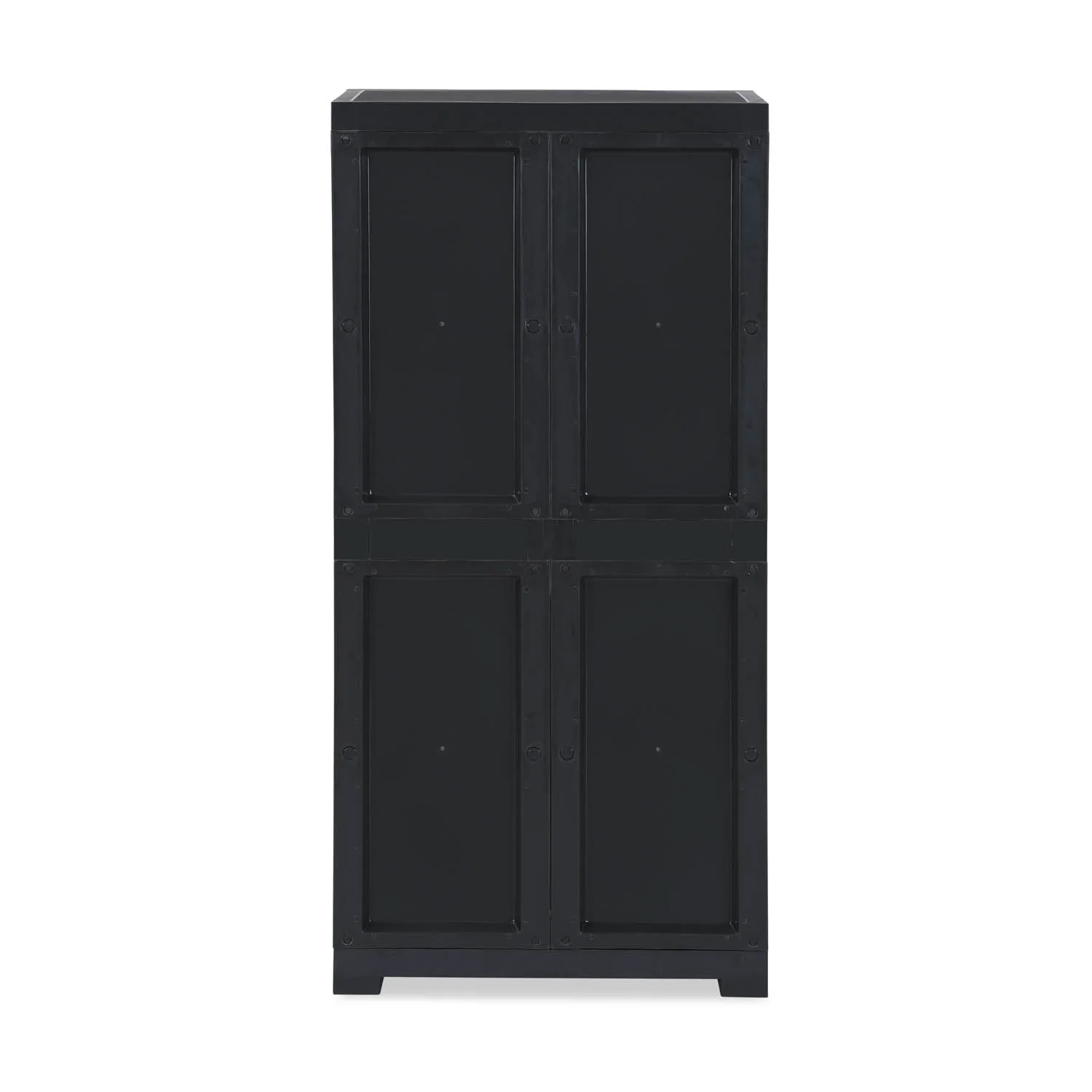 Nilkamal Freedom FMM Plastic Storage Cabinet (Charcoal Grey) - Image 7