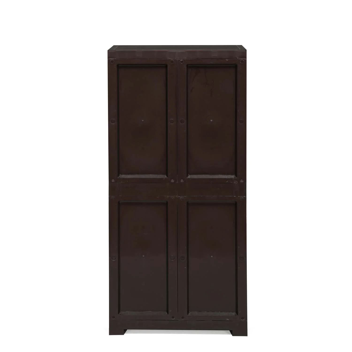 Nilkamal Freedom FMM Plastic Storage Cabinet (Weather Brown) - Image 11