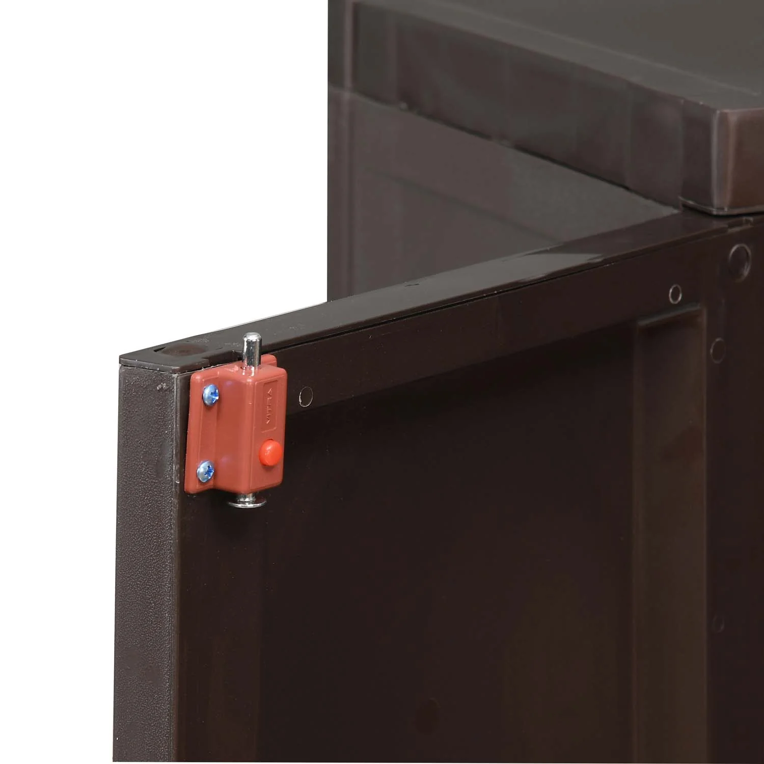 Nilkamal Freedom FMM Plastic Storage Cabinet (Weather Brown) - Image 7