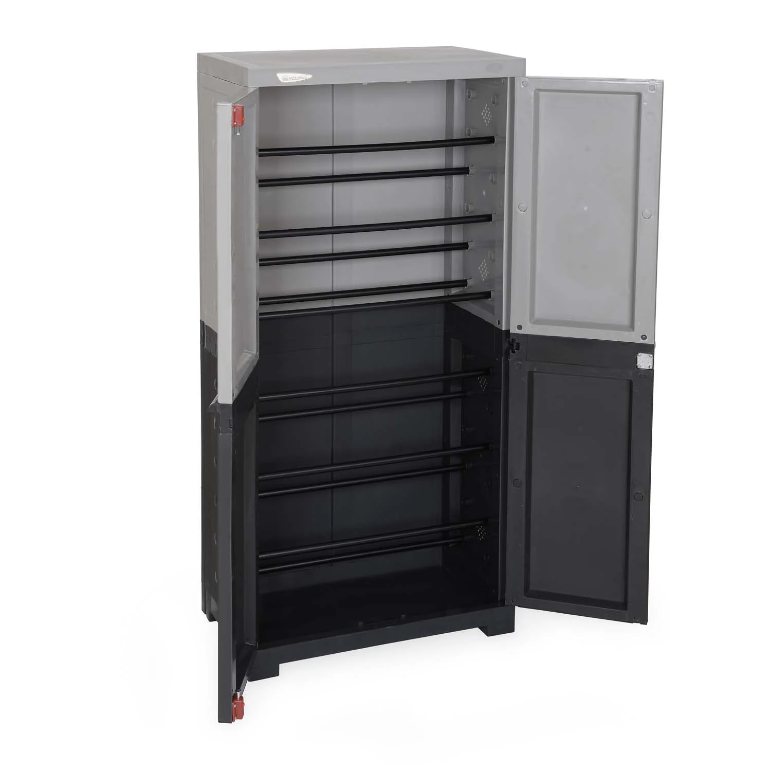 Nilkamal Freedom (FMSC18D) Plastic Shoe Cabinet (Haze Grey & Charcoal Grey) - Image 5