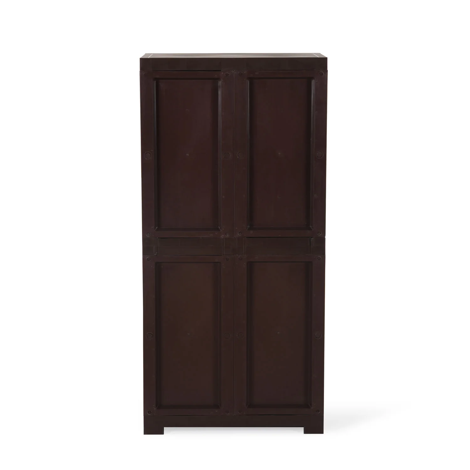 Nilkamal Freedom Large 18 (FMSC18) Shoe Rack Plastic Cabinet (Weather Brown) - Image 8