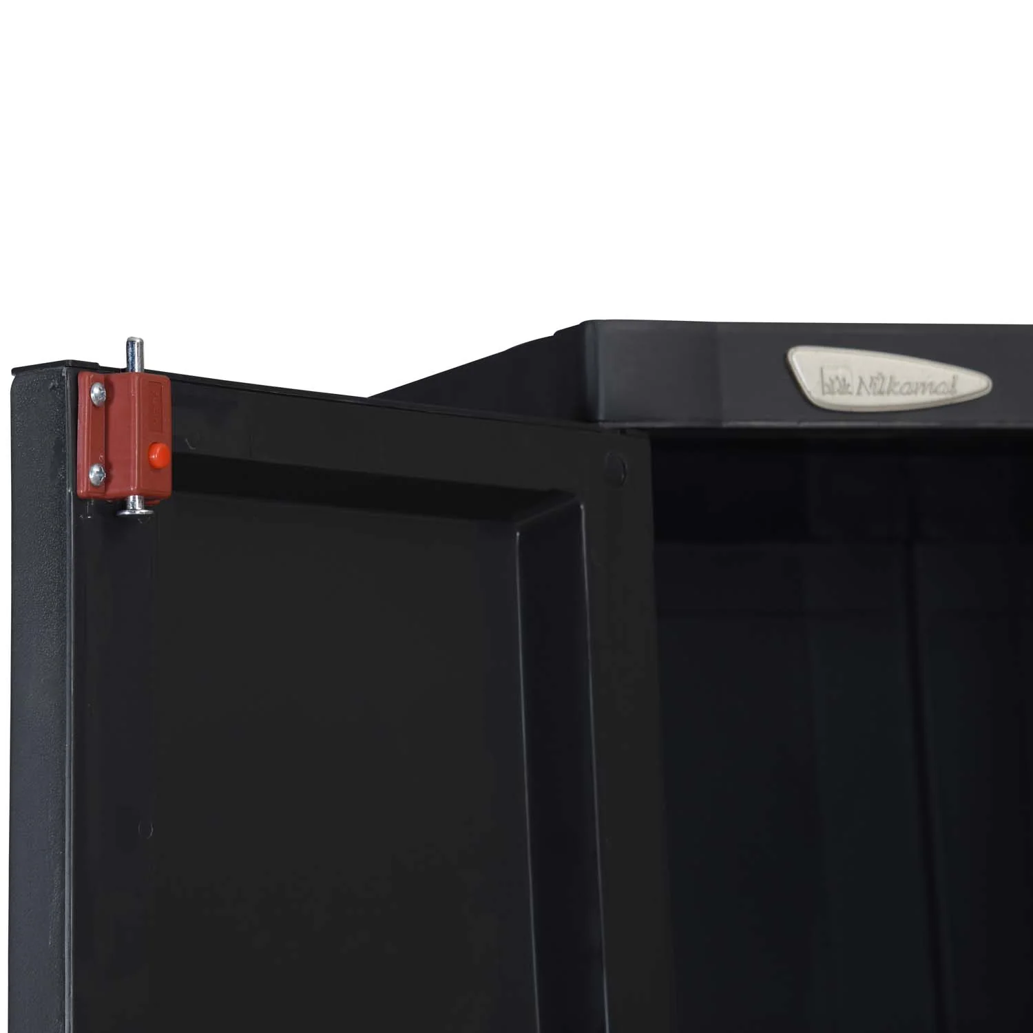 Nilkamal Freedom Large (FML) Plastic Storage Cabinet (Charcoal Grey) - Image 10