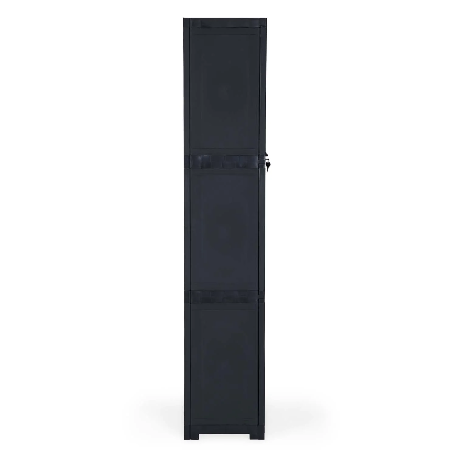 Nilkamal Freedom Large (FML) Plastic Storage Cabinet (Charcoal Grey) - Image 12