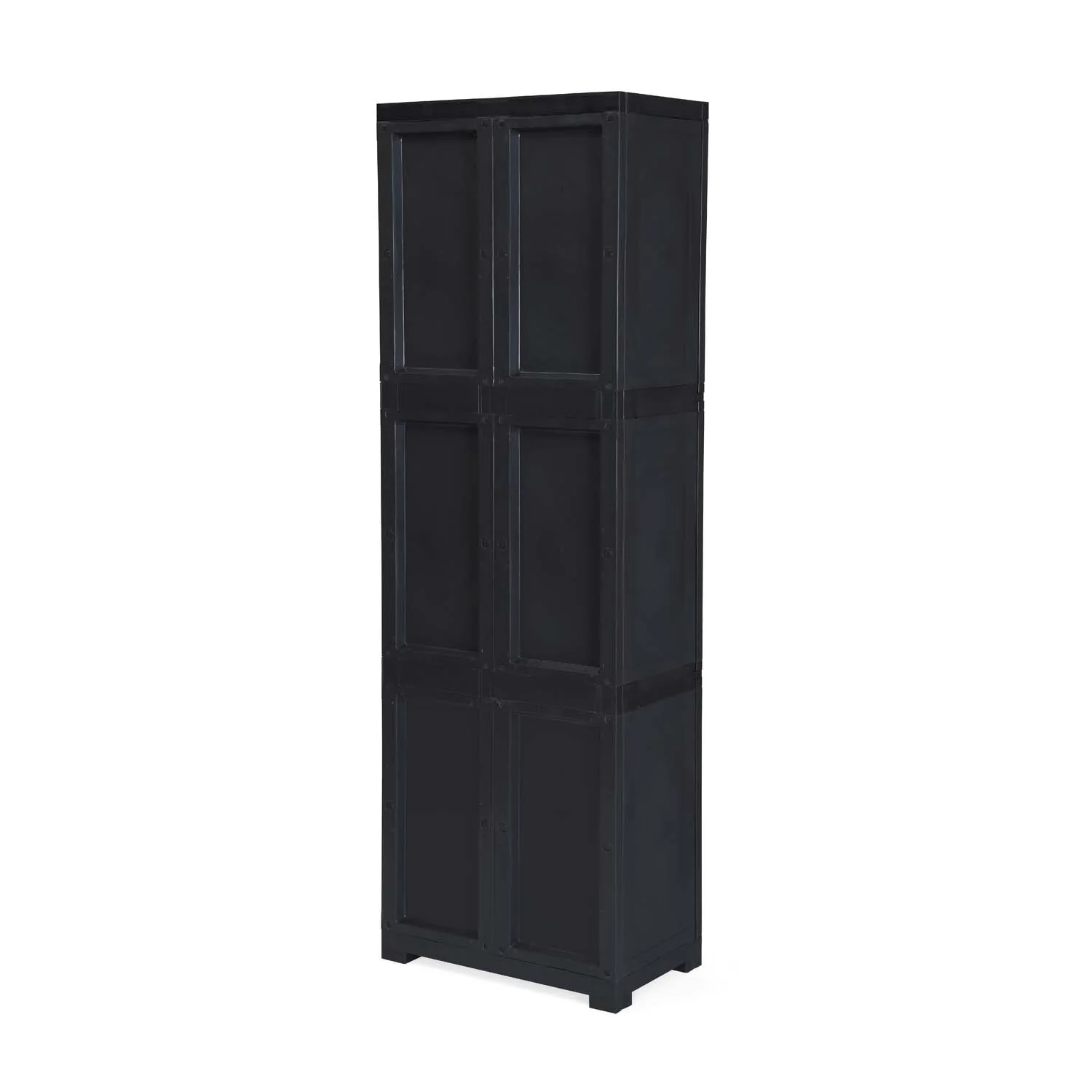 Nilkamal Freedom Large (FML) Plastic Storage Cabinet (Charcoal Grey) - Image 14