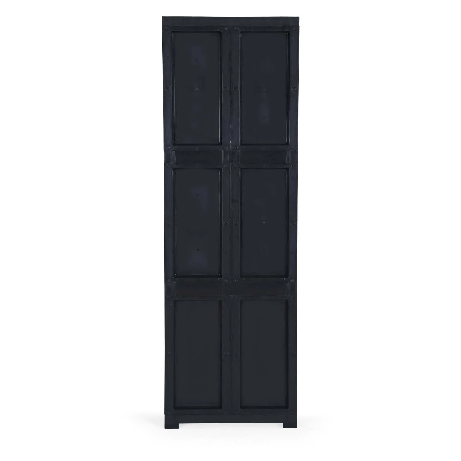 Nilkamal Freedom Large (FML) Plastic Storage Cabinet (Charcoal Grey) - Image 15