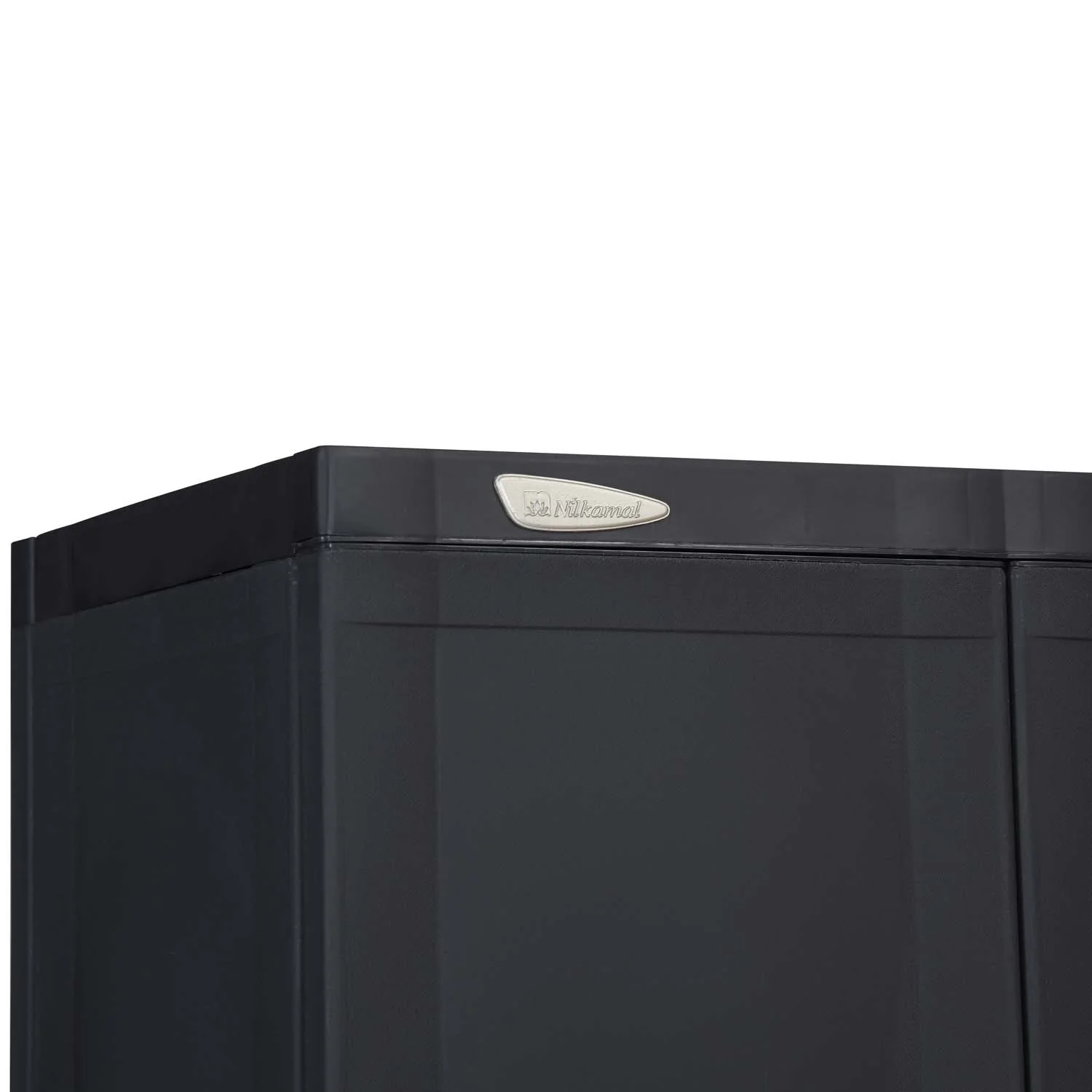 Nilkamal Freedom Large (FML) Plastic Storage Cabinet (Charcoal Grey) - Image 8