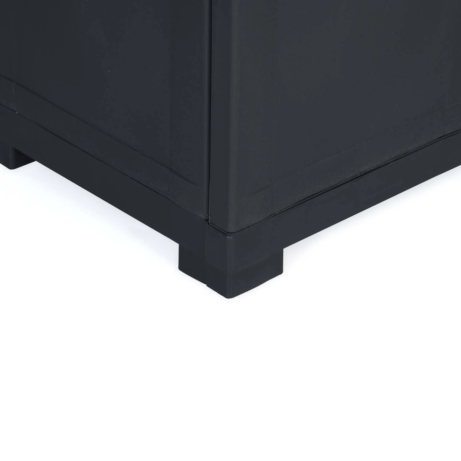 Nilkamal Freedom Large (FML) Plastic Storage Cabinet (Charcoal Grey) - Image 9