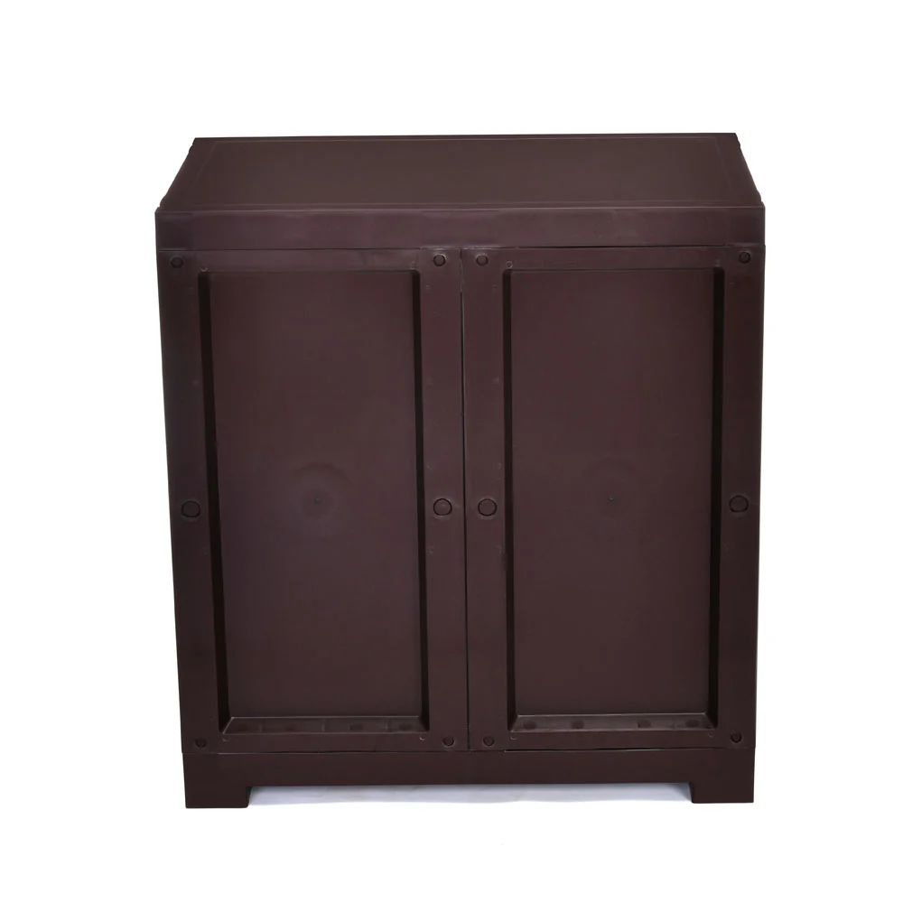 Nilkamal Freedom Mini 09 (FMSC09) Plastic Shoe Cabinet (Weather Brown) - Image 6