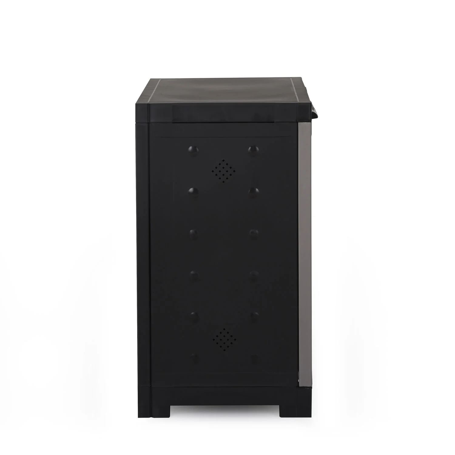 Nilkamal Freedom Mini 09 (FMSC09) Shoe Rack Plastic Cabinet (Grey/Charcoal Grey) - Image 5