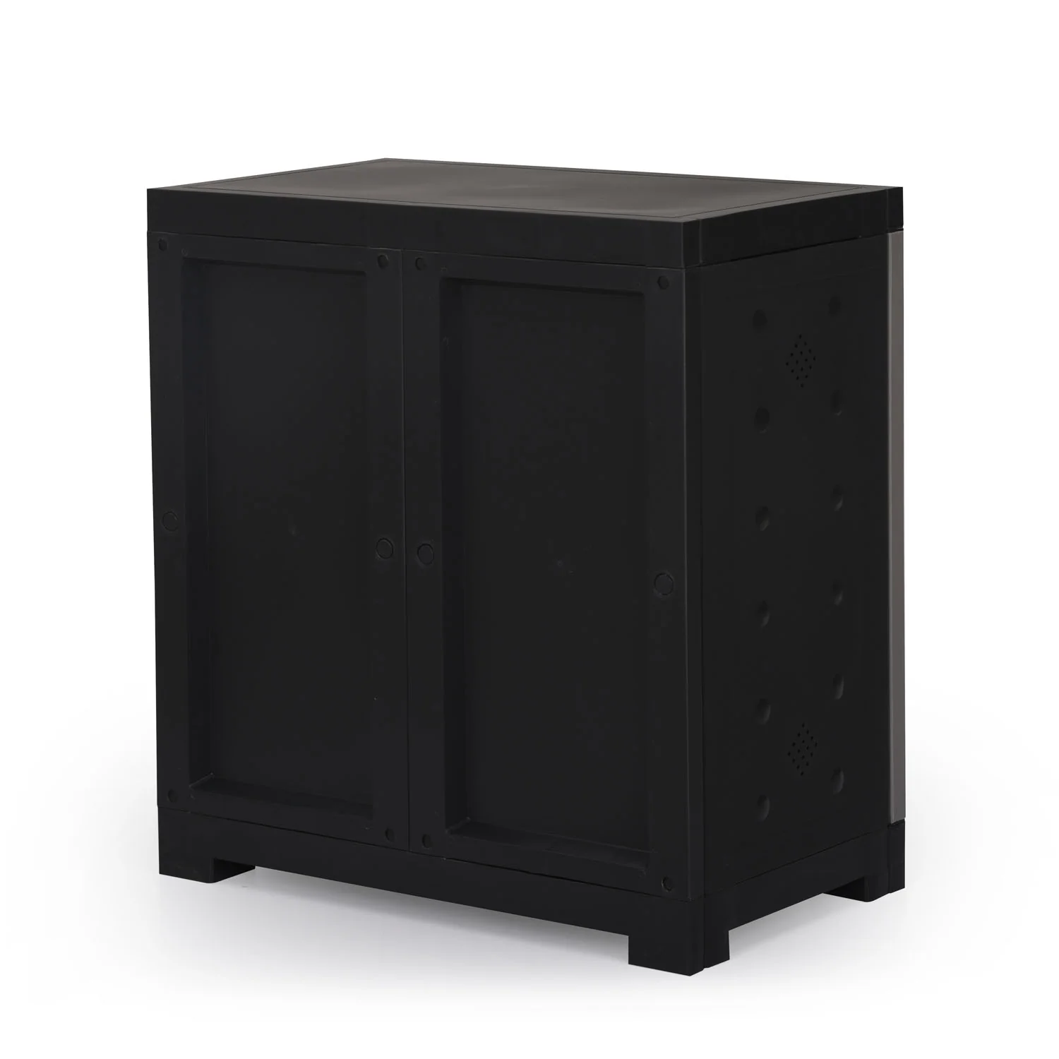 Nilkamal Freedom Mini 09 (FMSC09) Shoe Rack Plastic Cabinet (Grey/Charcoal Grey) - Image 6
