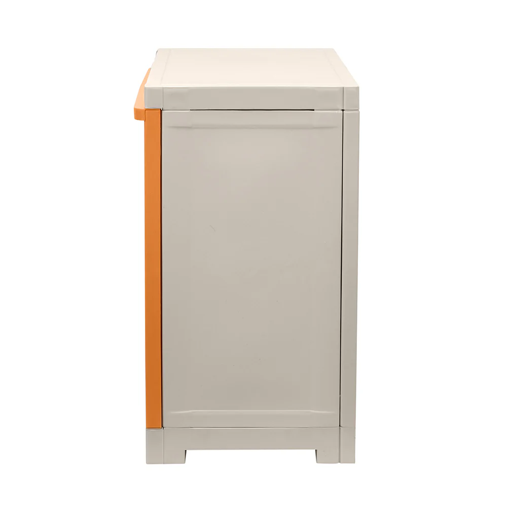 Nilkamal Freedom Mini (FMSJ) Jungle Theme Kids Plastic Storage Cabinet (Beach/Pastel Orange) - Image 6