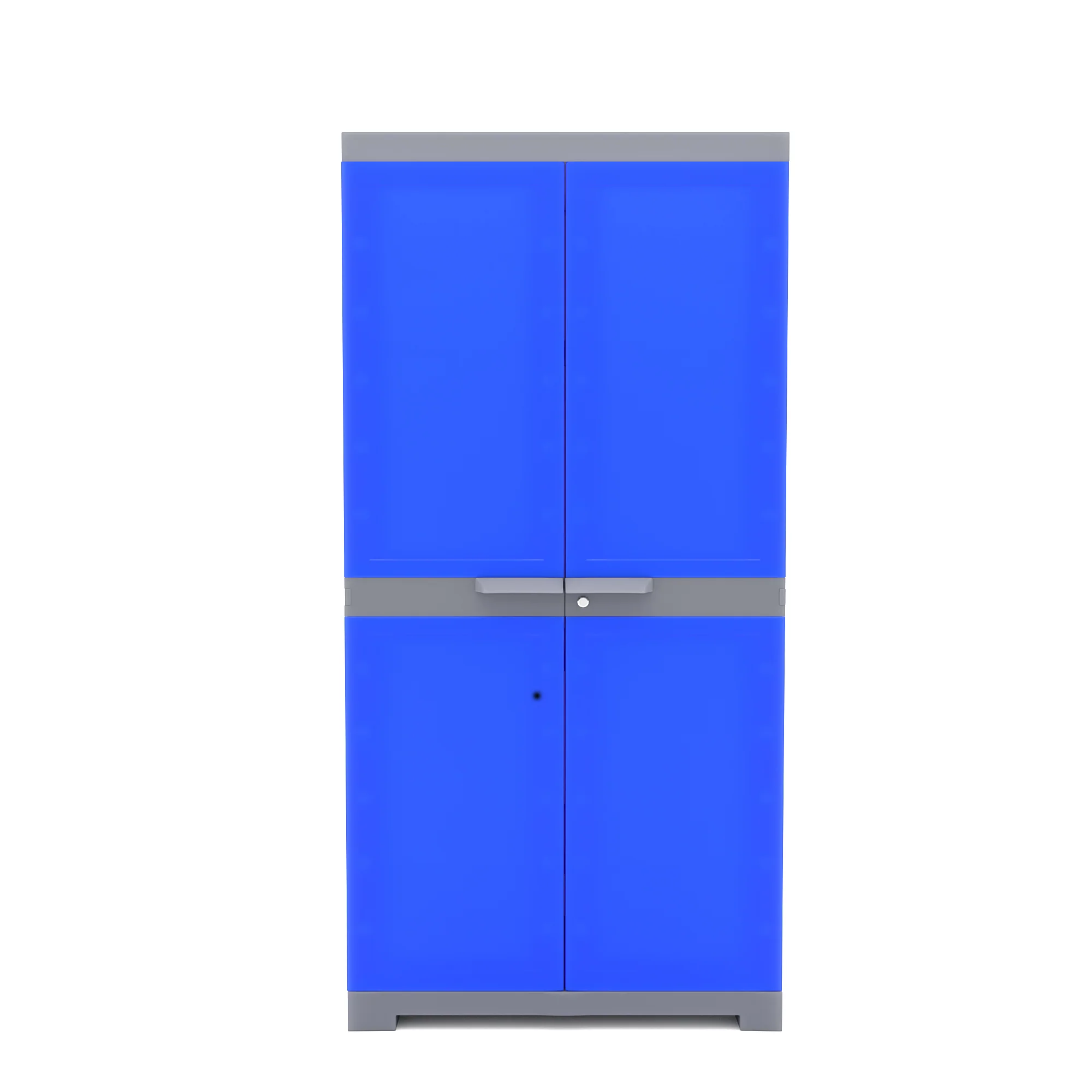 Nilkamal Freedom Mini Medium (FMM) Plastic Storage Cabinet (Deep Blue / Grey) - Image 7