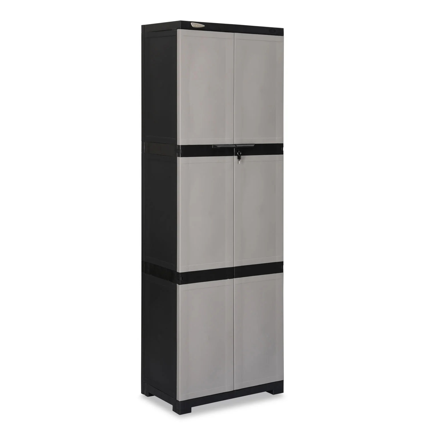 Nilkamal Freedom Mini Large (FML) Plastic Cabinet for Storage(Grey/Charcoal Grey) - Image 3