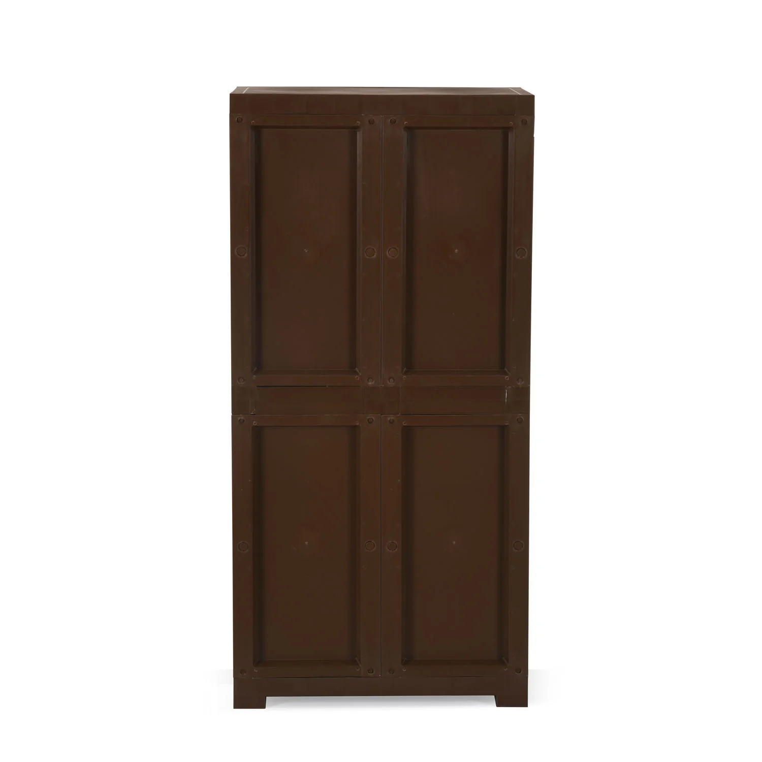 Nilkamal Freedom Mini Medium (FMM) Plastic Cabinet/Bookshelf (Sandy & Dark Brown) - Image 7