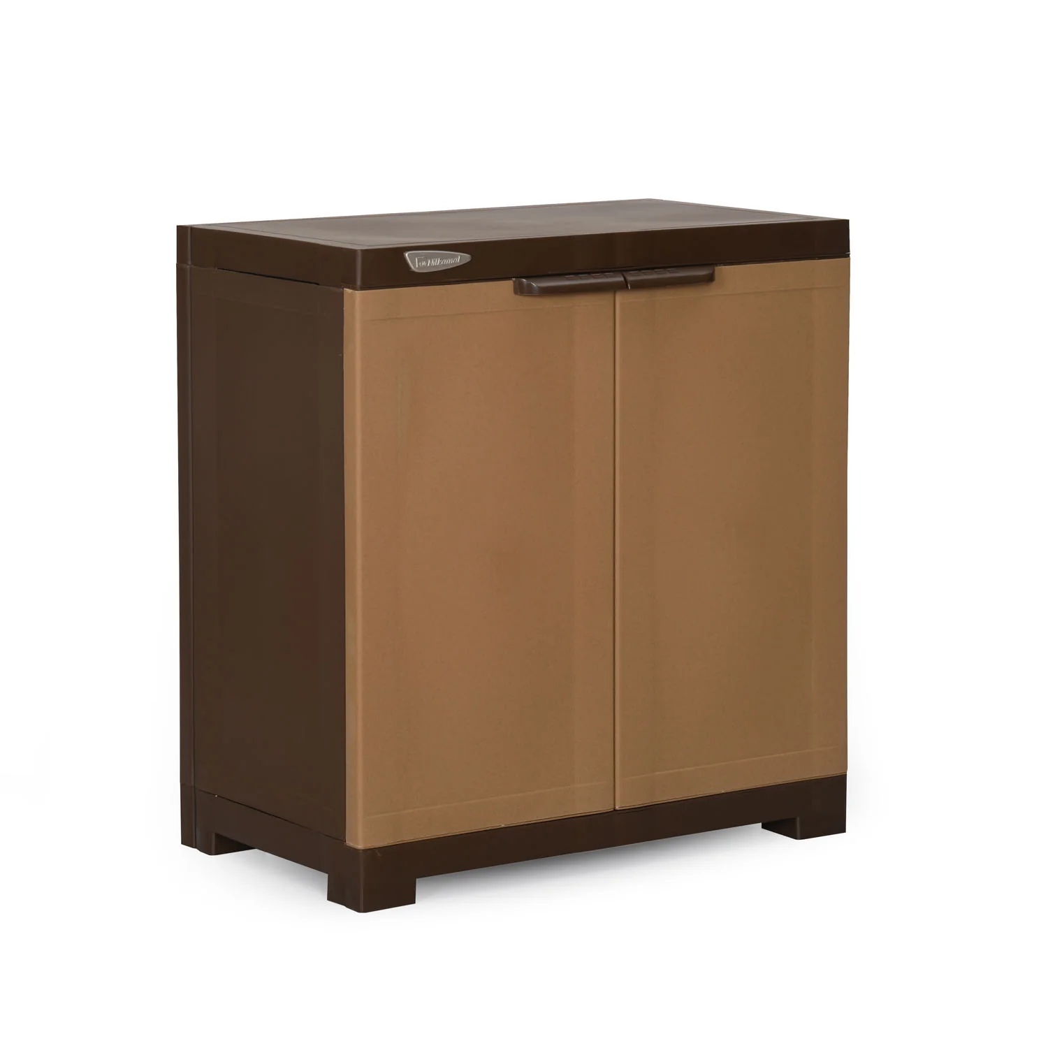 Nilkamal Freedom Mini Small (FMS) Compact Plastic Kids Storage Cabinet/Bookshelf (Sandy & Dark Brown) - Image 4