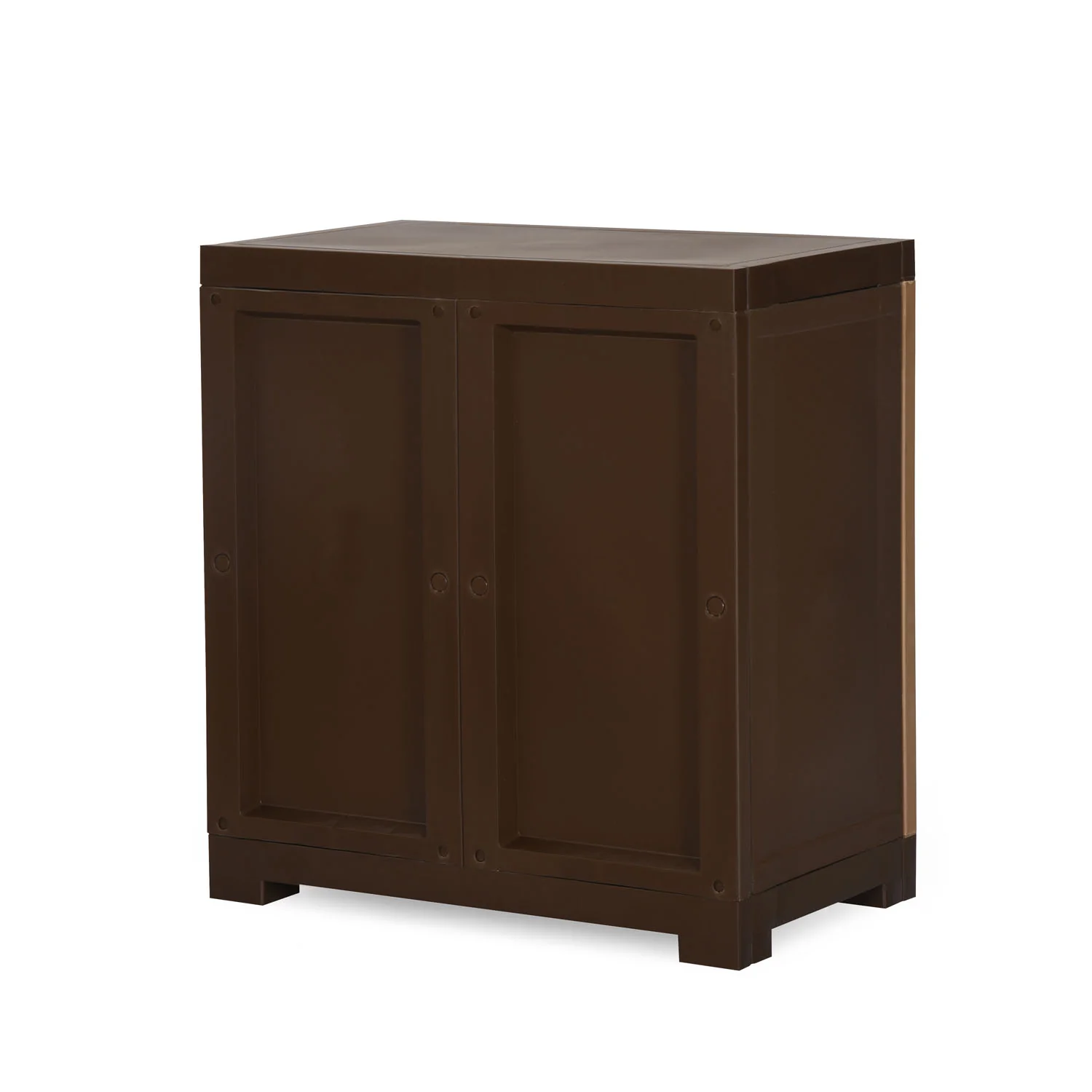 Nilkamal Freedom Mini Small (FMS) Compact Plastic Kids Storage Cabinet/Bookshelf (Sandy & Dark Brown) - Image 7