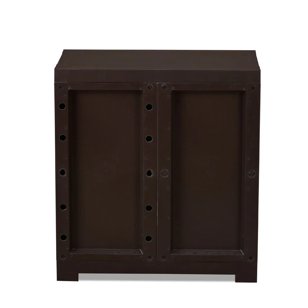 Nilkamal Freedom Mini Small (FMS) Plastic Storage Cabinet/Bookshelf (Weather Brown) - Image 6