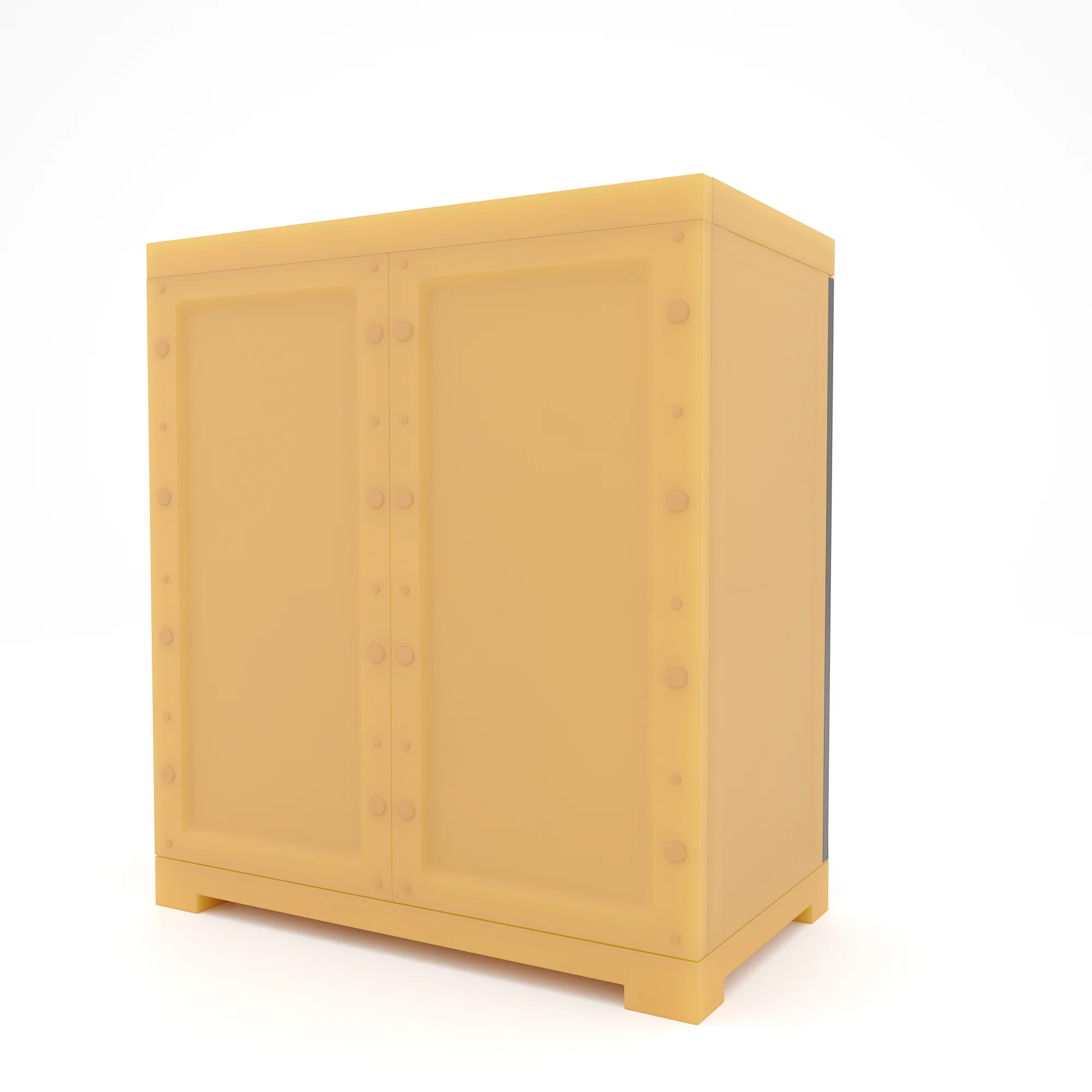 Nilkamal Freedom Mini Small (FMS) Plastic Storage Cabinet/Bookshelf (Weathered Brown / Biscuit) - Image 7