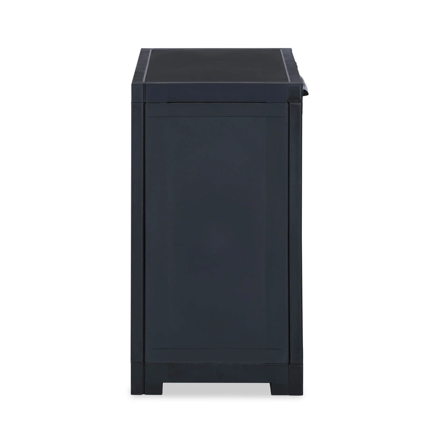 Nilkamal Freedom Small (FMS) Plastic Storage Cabinet (Charcoal Grey) - Image 7