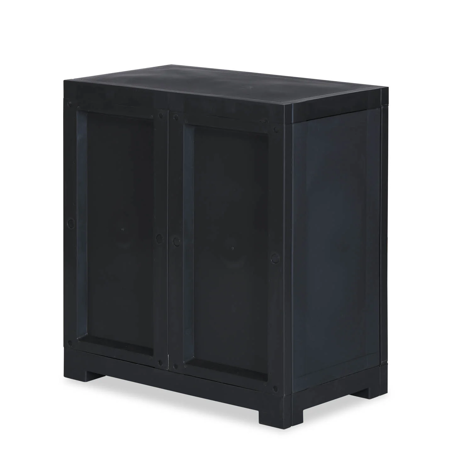 Nilkamal Freedom Small (FMS) Plastic Storage Cabinet (Charcoal Grey) - Image 8