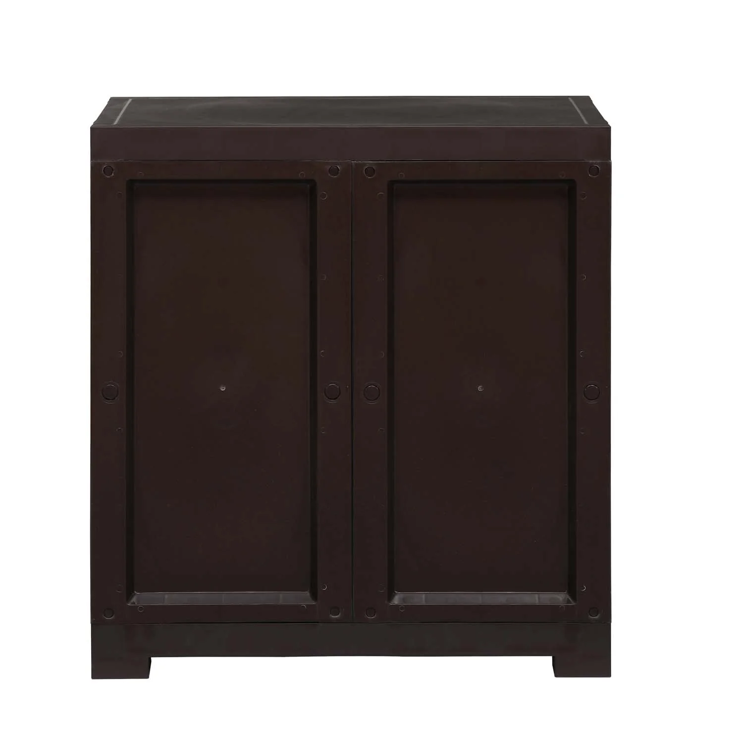 Nilkamal Freedom Star (FMSC09STR) Plastic Shoe Cabinet (Weather Brown & Biscuit) - Image 9