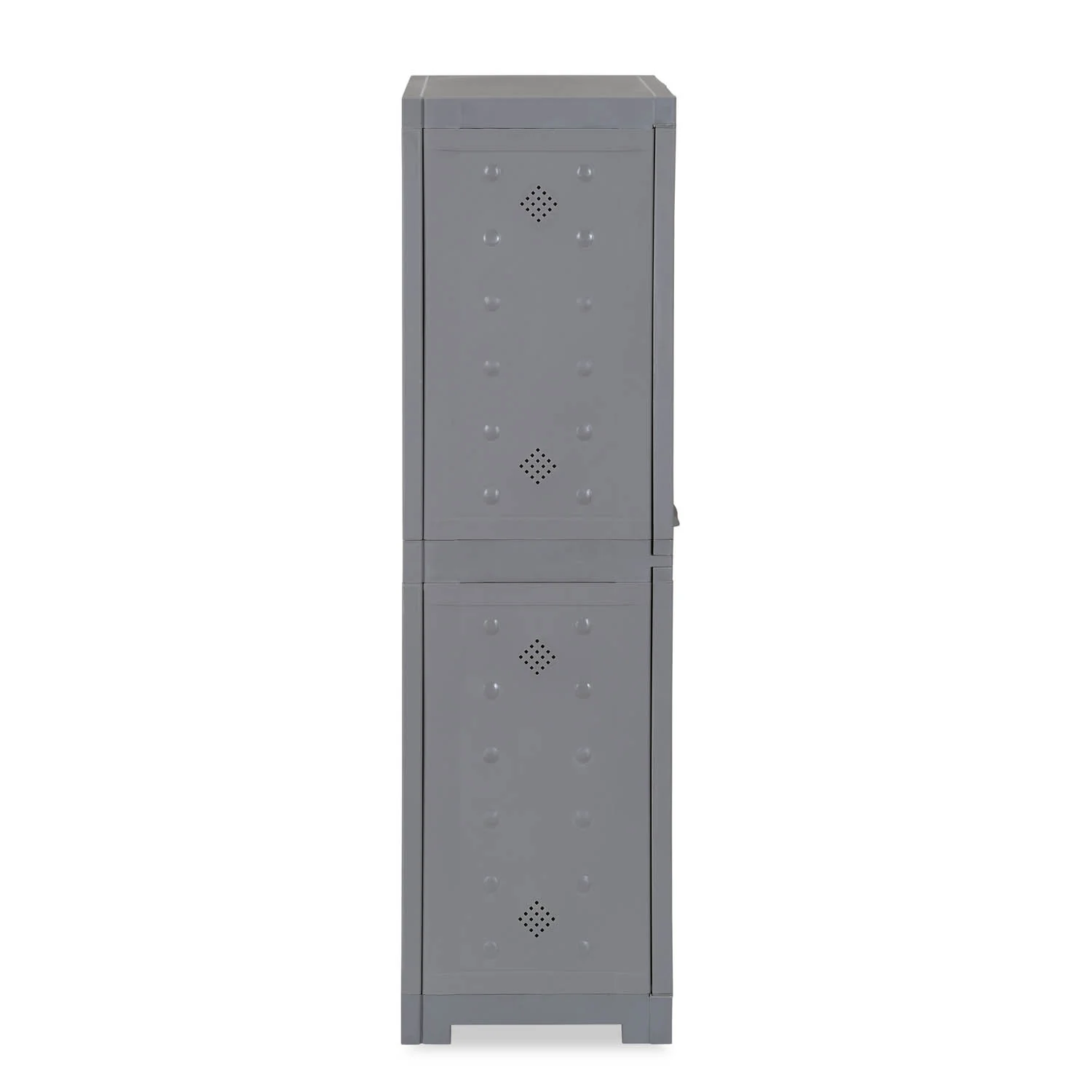 Nilkamal Freedom Star (FMSC18STR) Plastic Shoe Cabinet (Haze Grey & Milky White) - Image 4