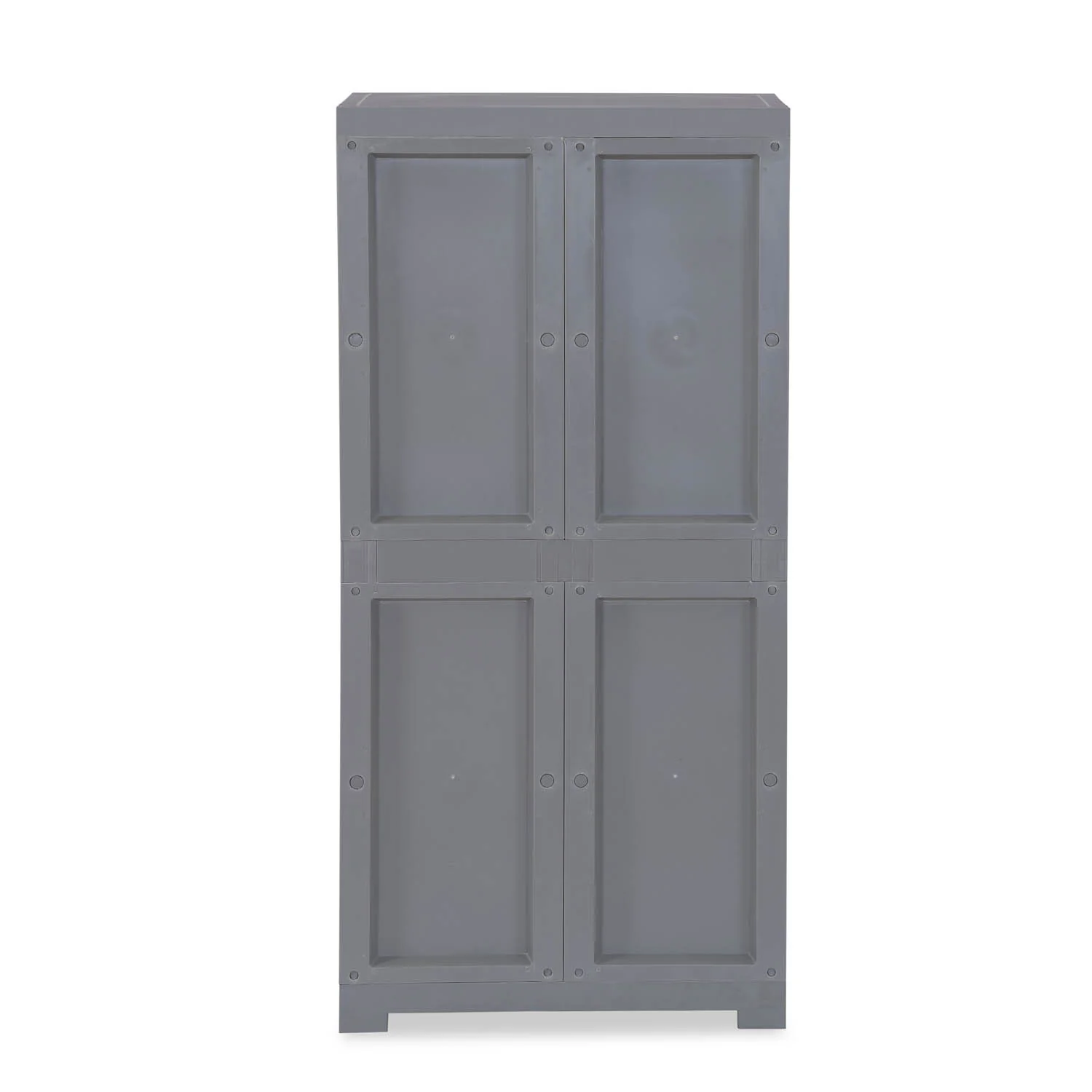 Nilkamal Freedom Star (FMSC18STR) Plastic Shoe Cabinet (Haze Grey & Milky White) - Image 6
