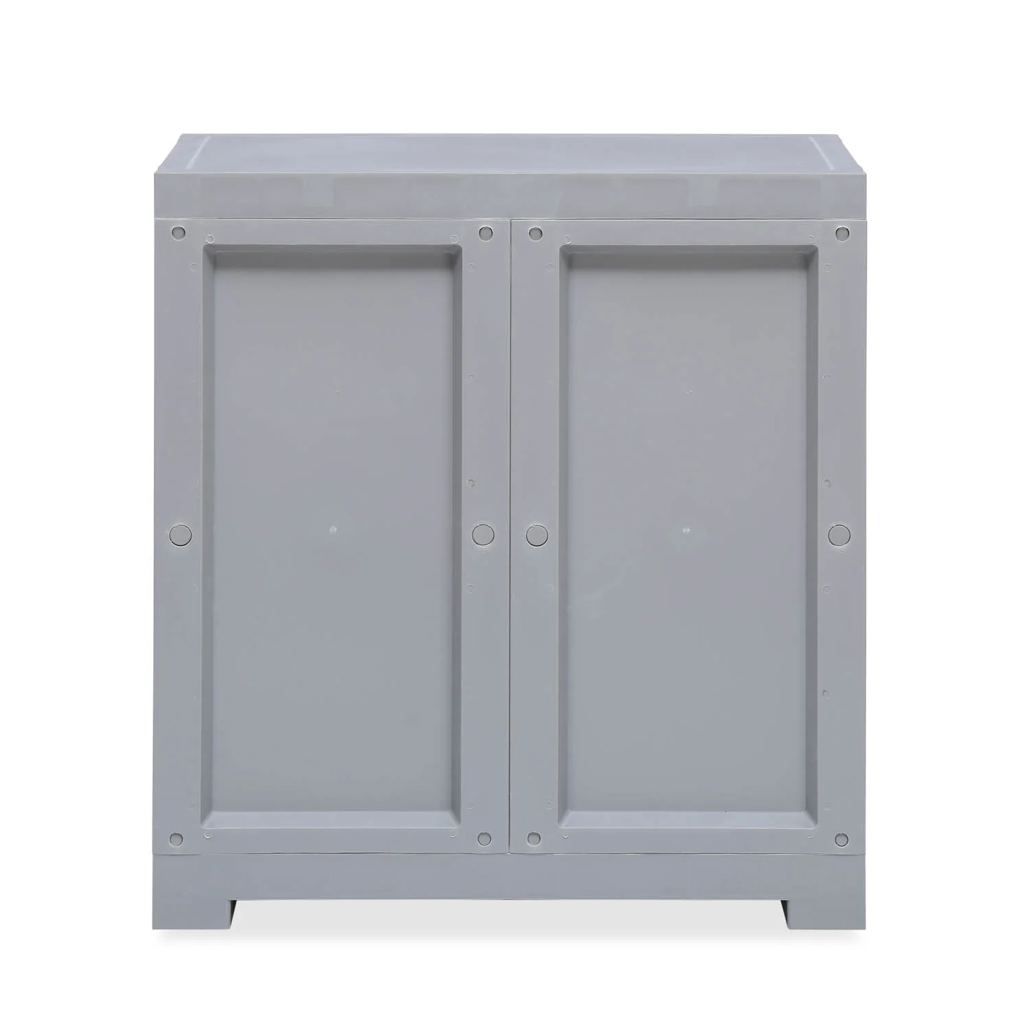 Nilkamal Freedom Star Small (FMSSTAR) Plastic Storage Cabinet (Haze Grey & Milky White) - Image 6