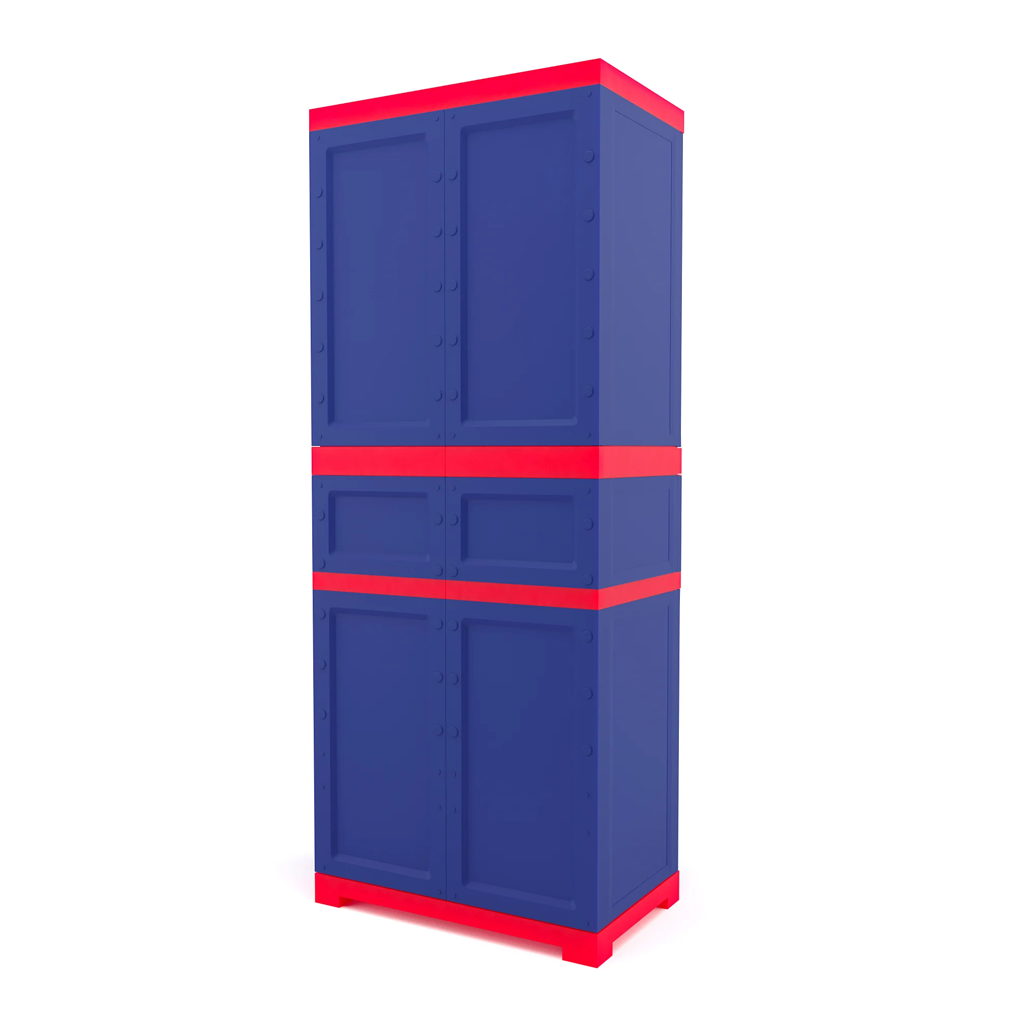 Nilkamal Freedom with 1 Drawer (Pepsi Blue / Bright Red / Yellow) - Image 6
