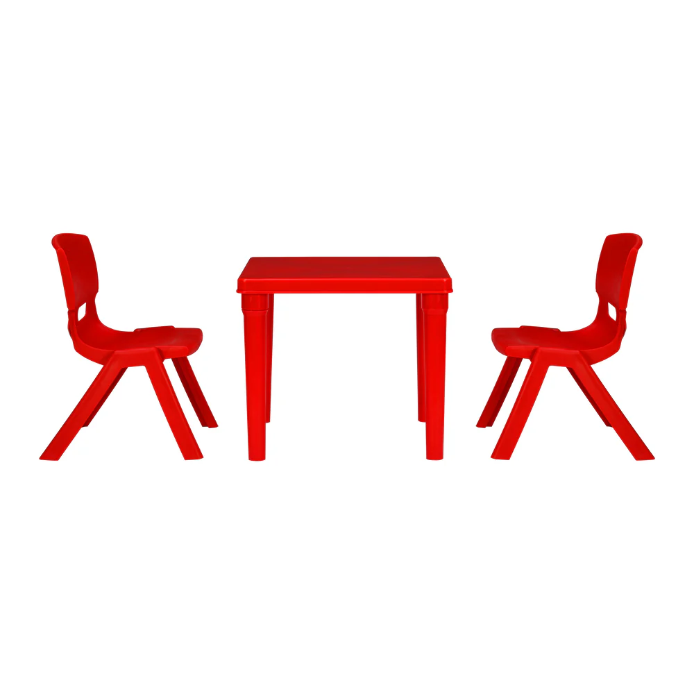 Nilkamal Genius Ludo Table + 2 Chairs Kid's Study Set - Image 3