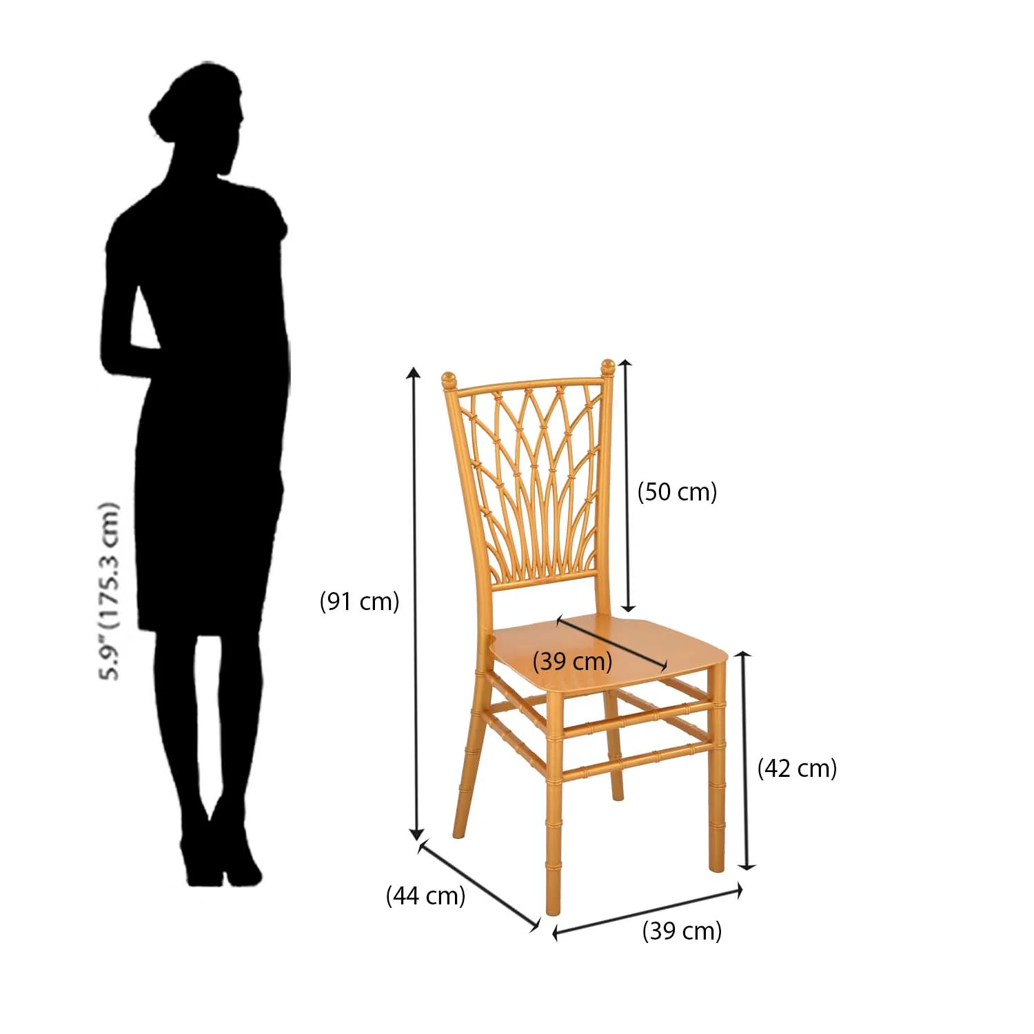 Nilkamal Glam Plastic Chair - Image 12