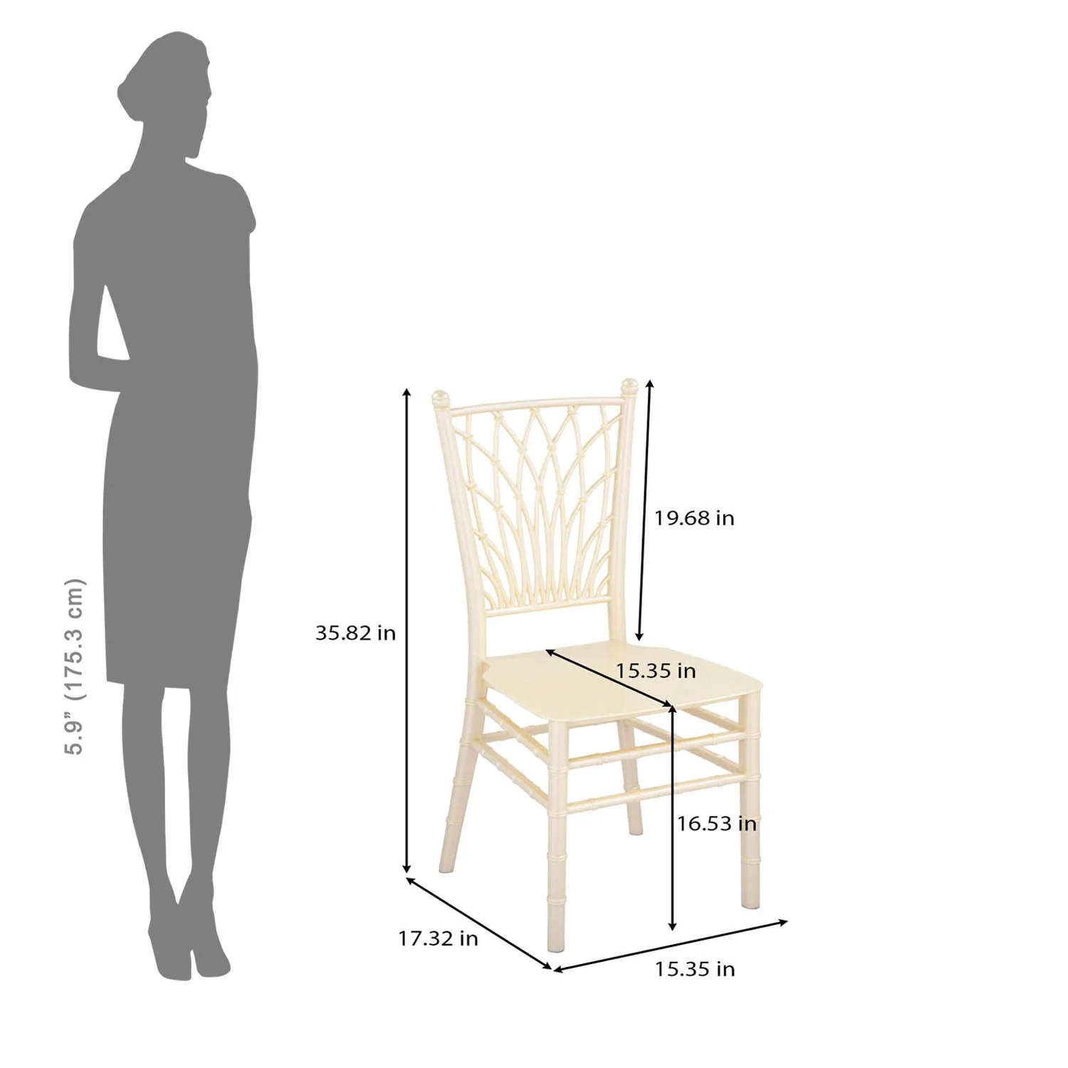 Nilkamal Glam Plastic Chair - Image 5
