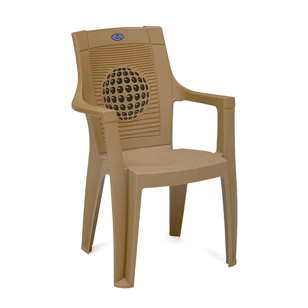 Nilkamal Globe 3D Plastic Arm Chair - Image 12