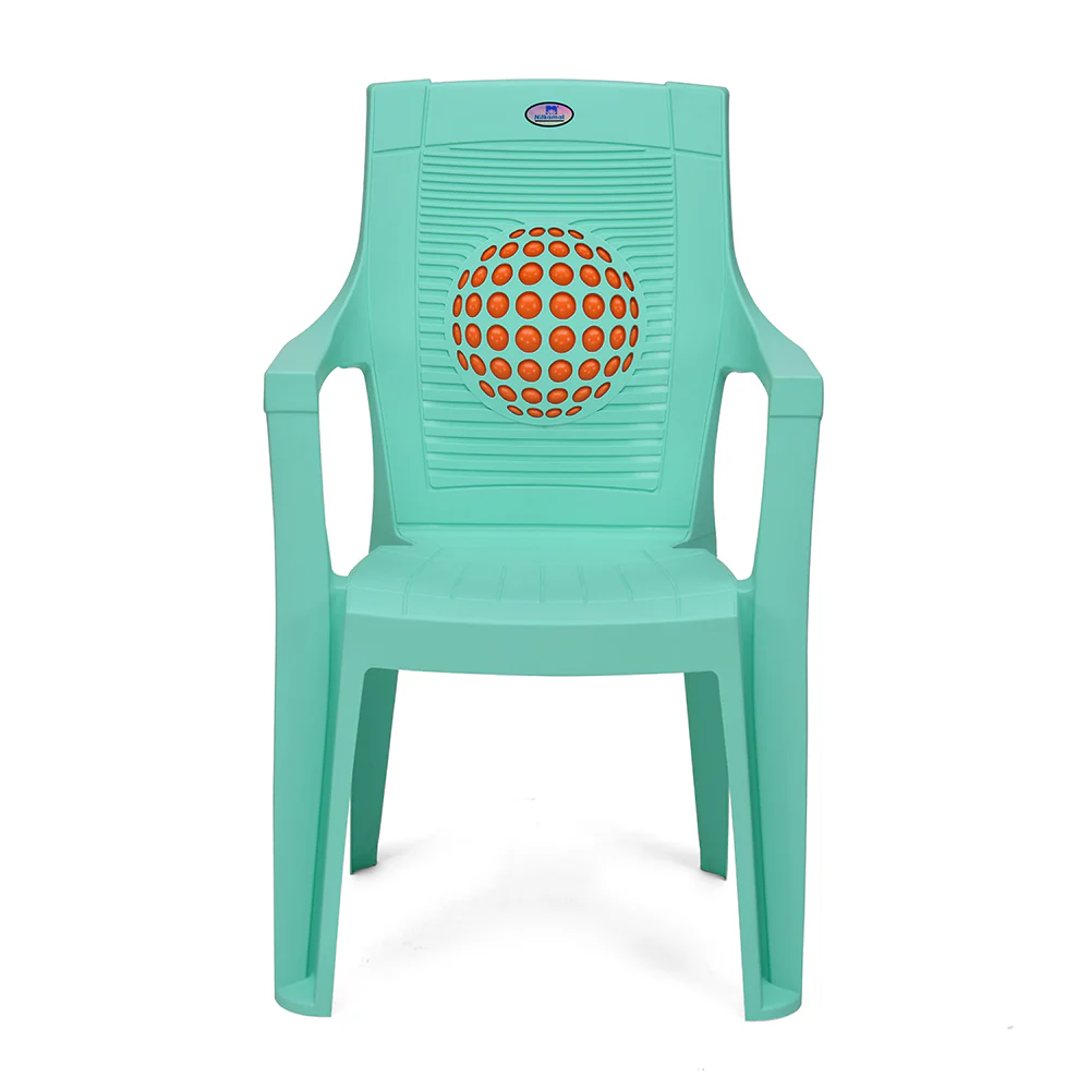 Nilkamal Globe 3D Plastic Arm Chair - Image 24